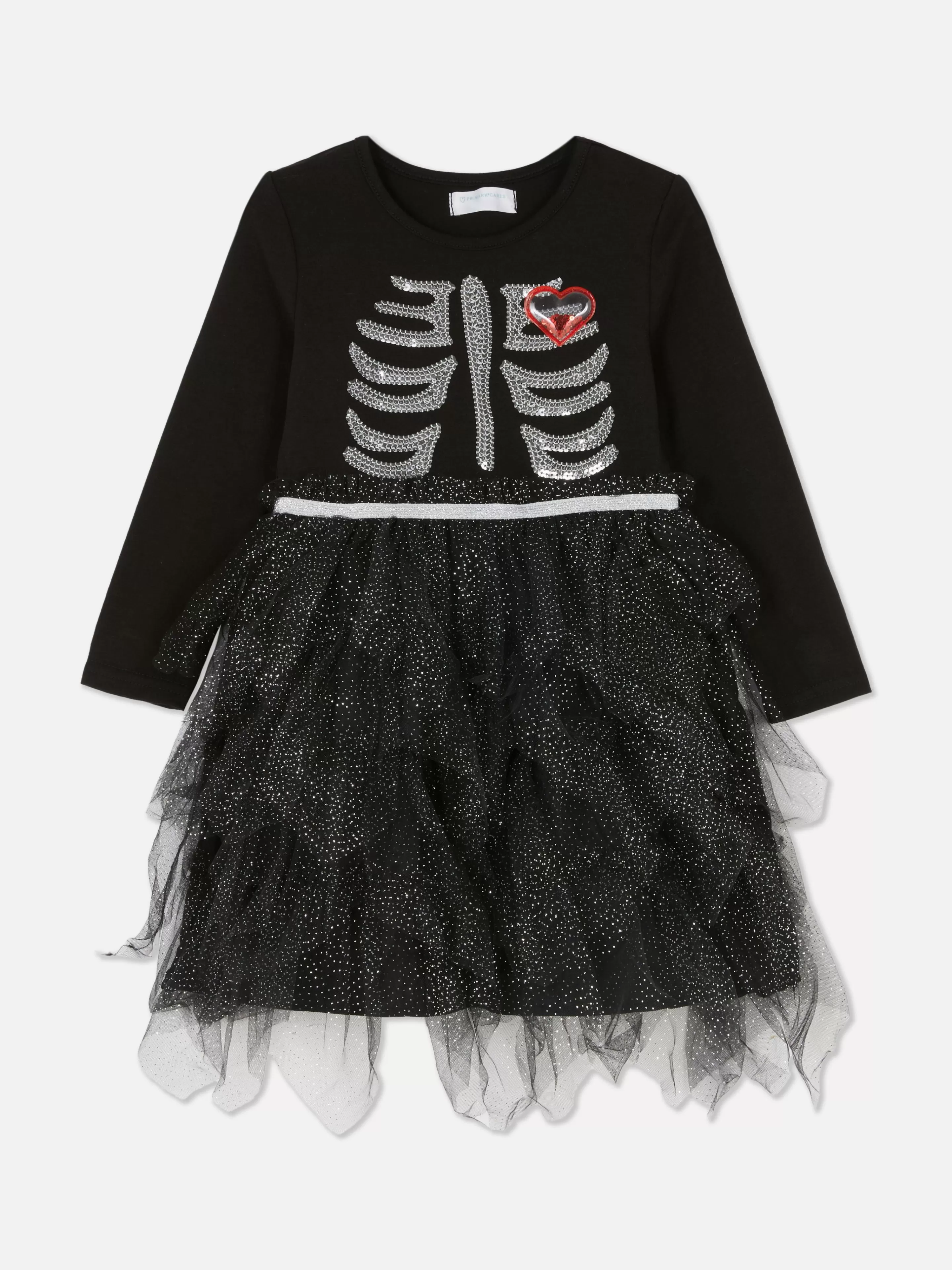 Niños Primark Disfraces De Halloween Infantiles | Vestidos | Disfraz De Esqueleto De Halloween Con Tutú