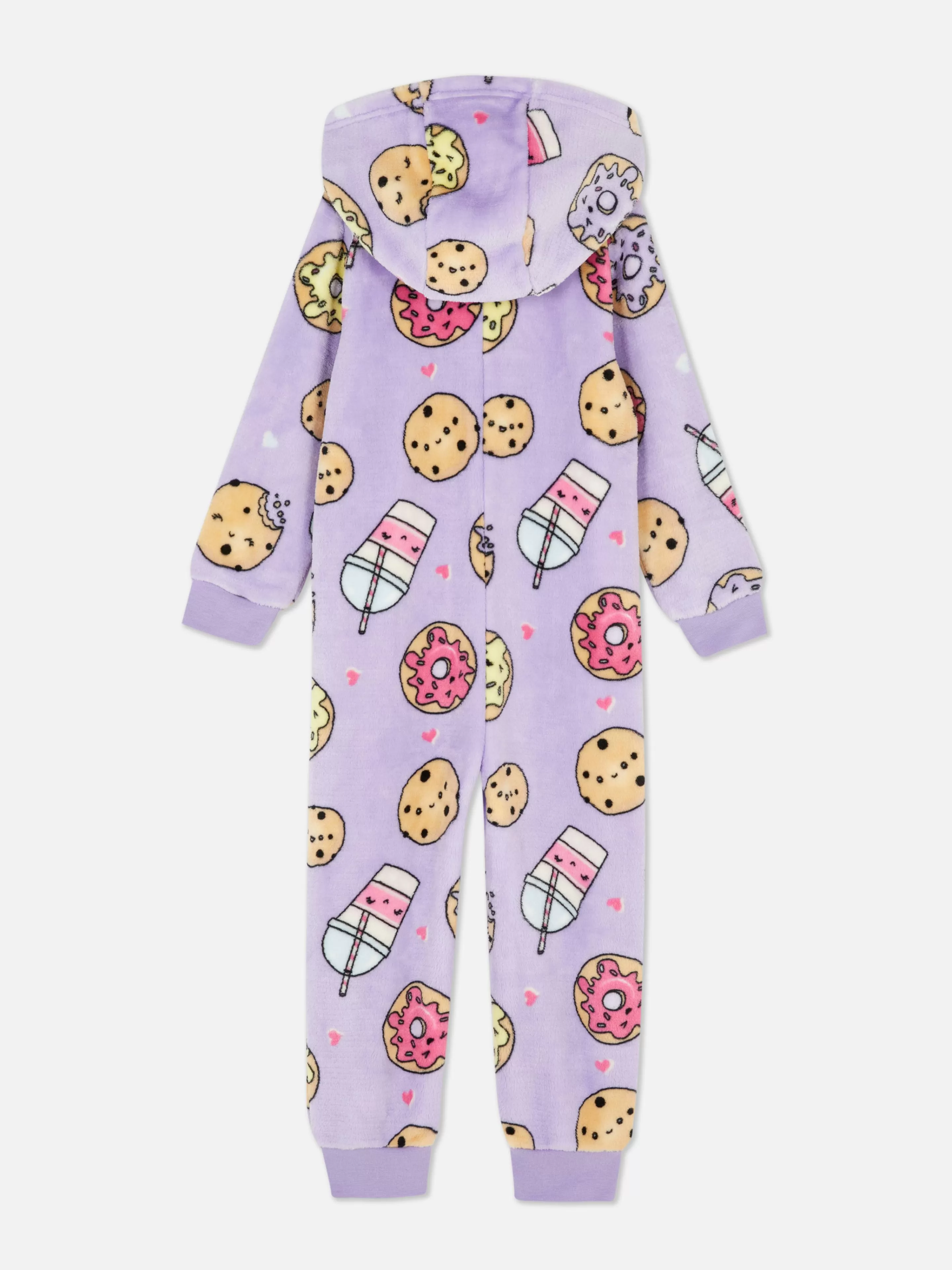 Niños Primark Snuddies Y Onesies | Esquijama Polar Con Estampado De Comida