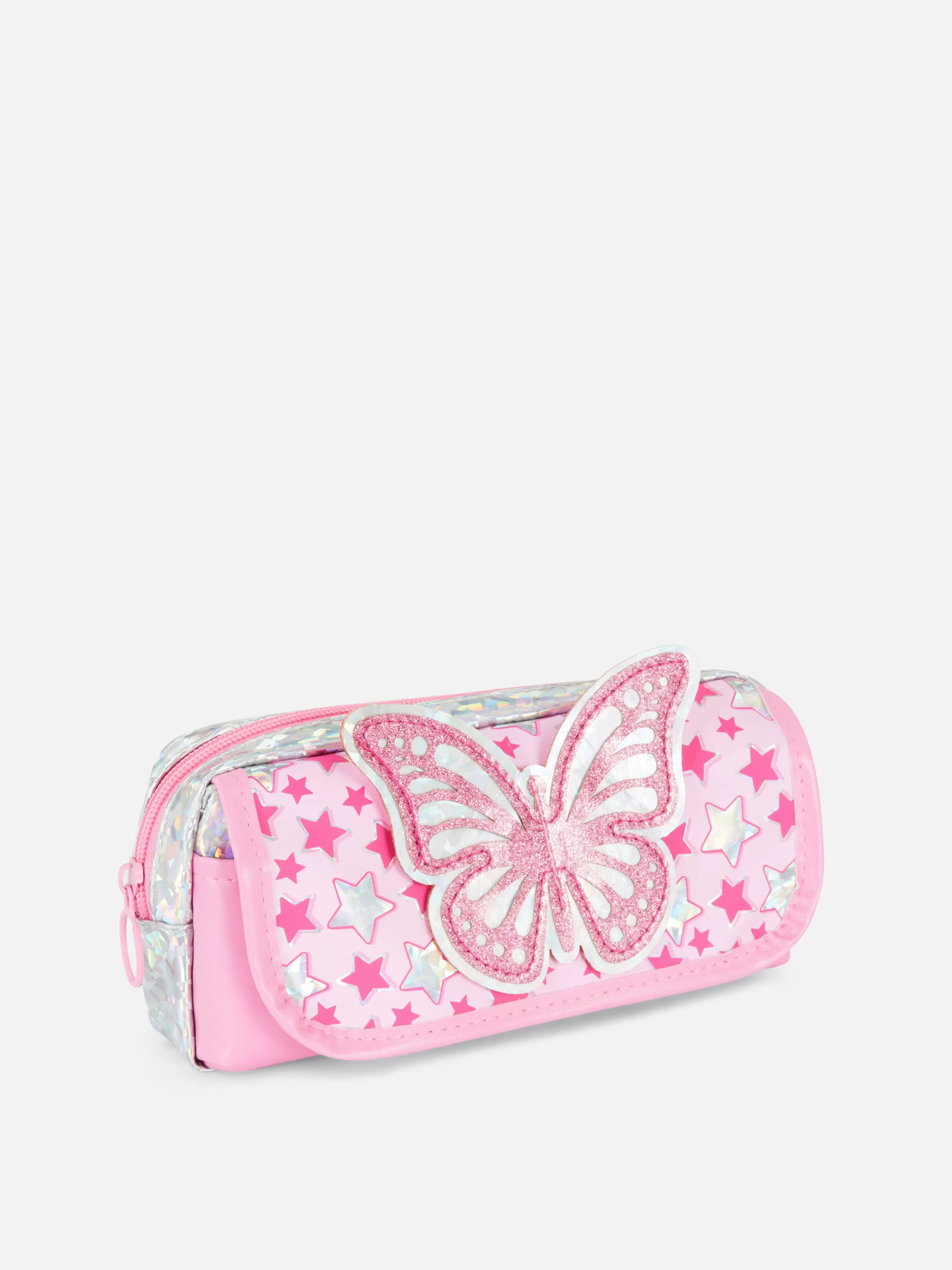 Niños Primark Estuches | Estuche Para Lápices Con Parche De Mariposas