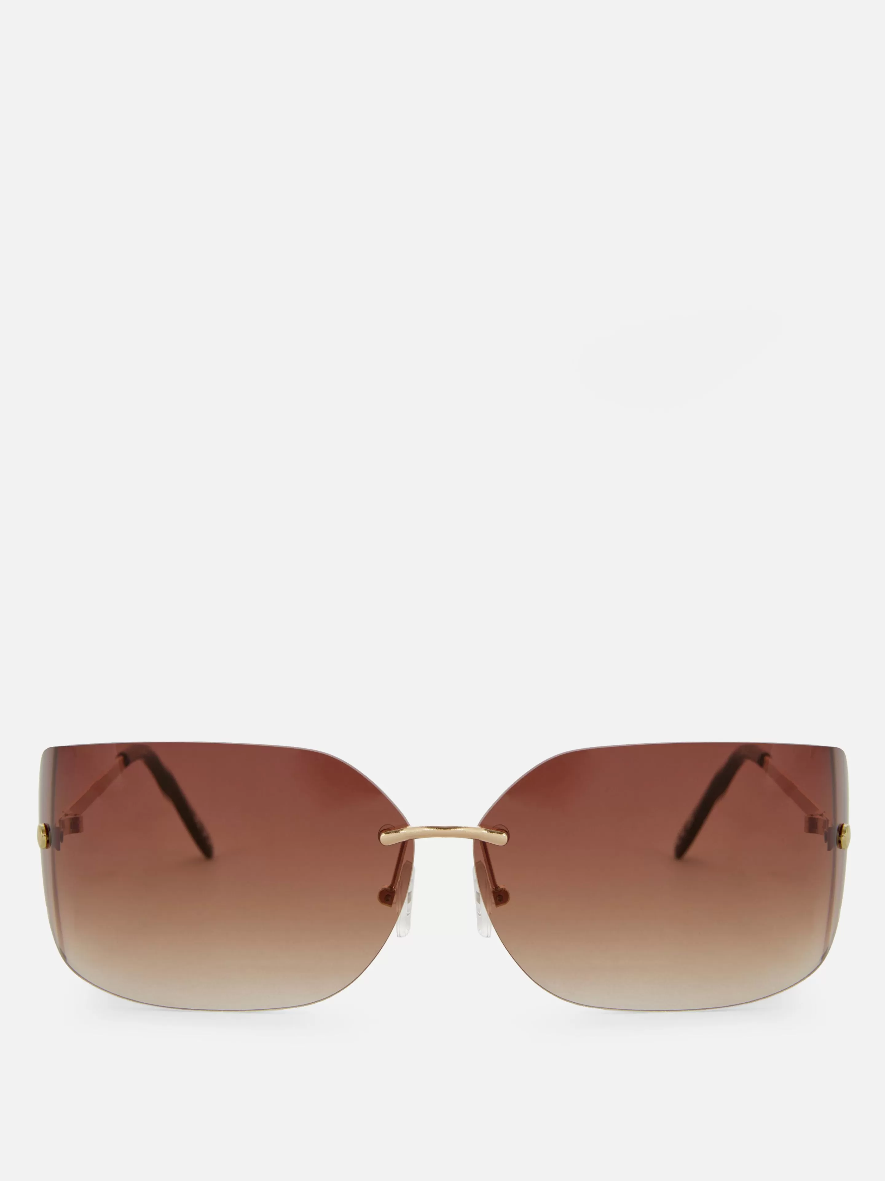Mujer Primark Gafas De Sol | Gafas De Sol De Montura Invisible Curva De Rita Ora