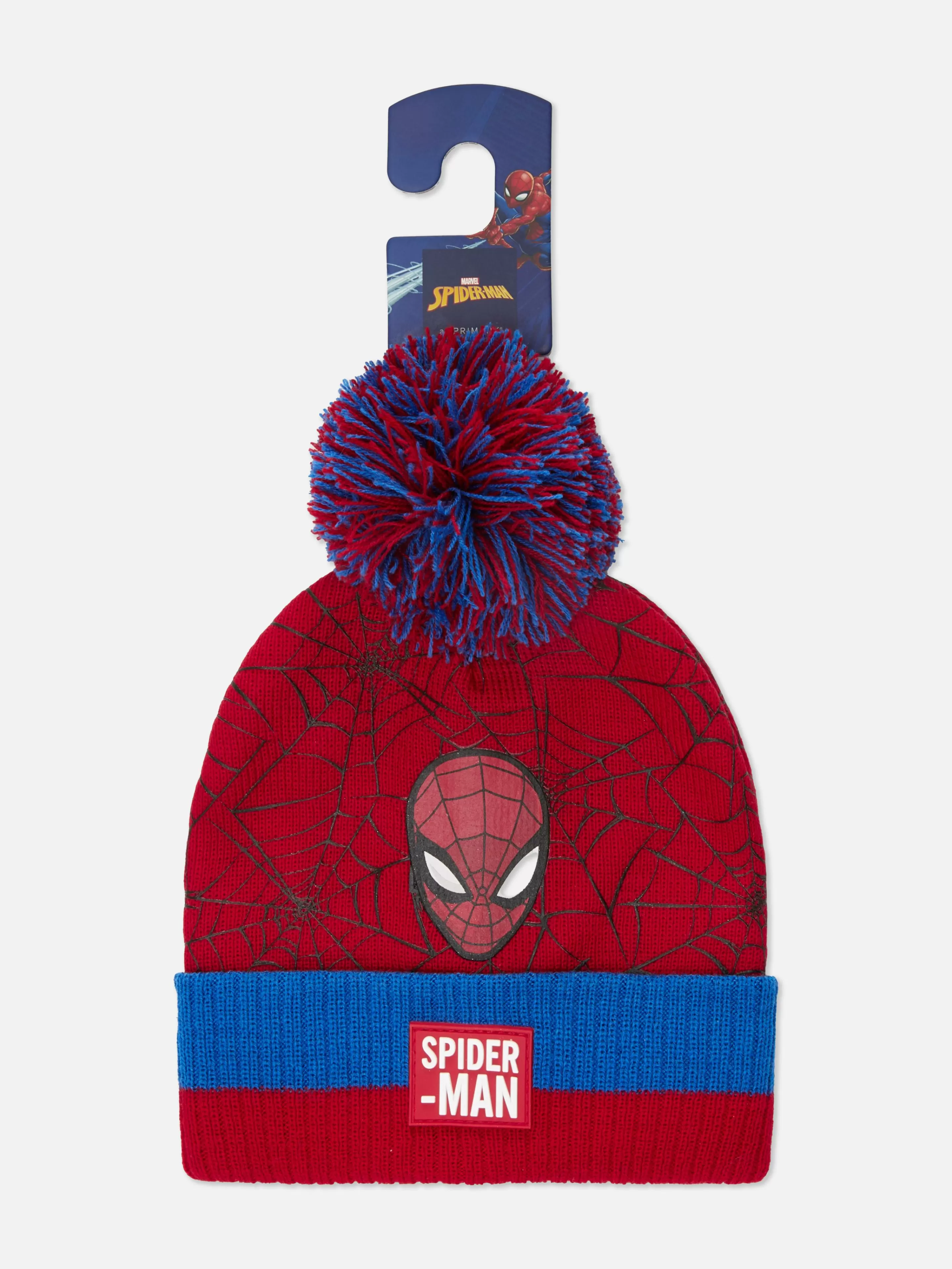 Niños Primark Gorros, Sombreros, Guantes Y Bufandas | Gorro De Punto Con Pompón De Spiderman De Marvel