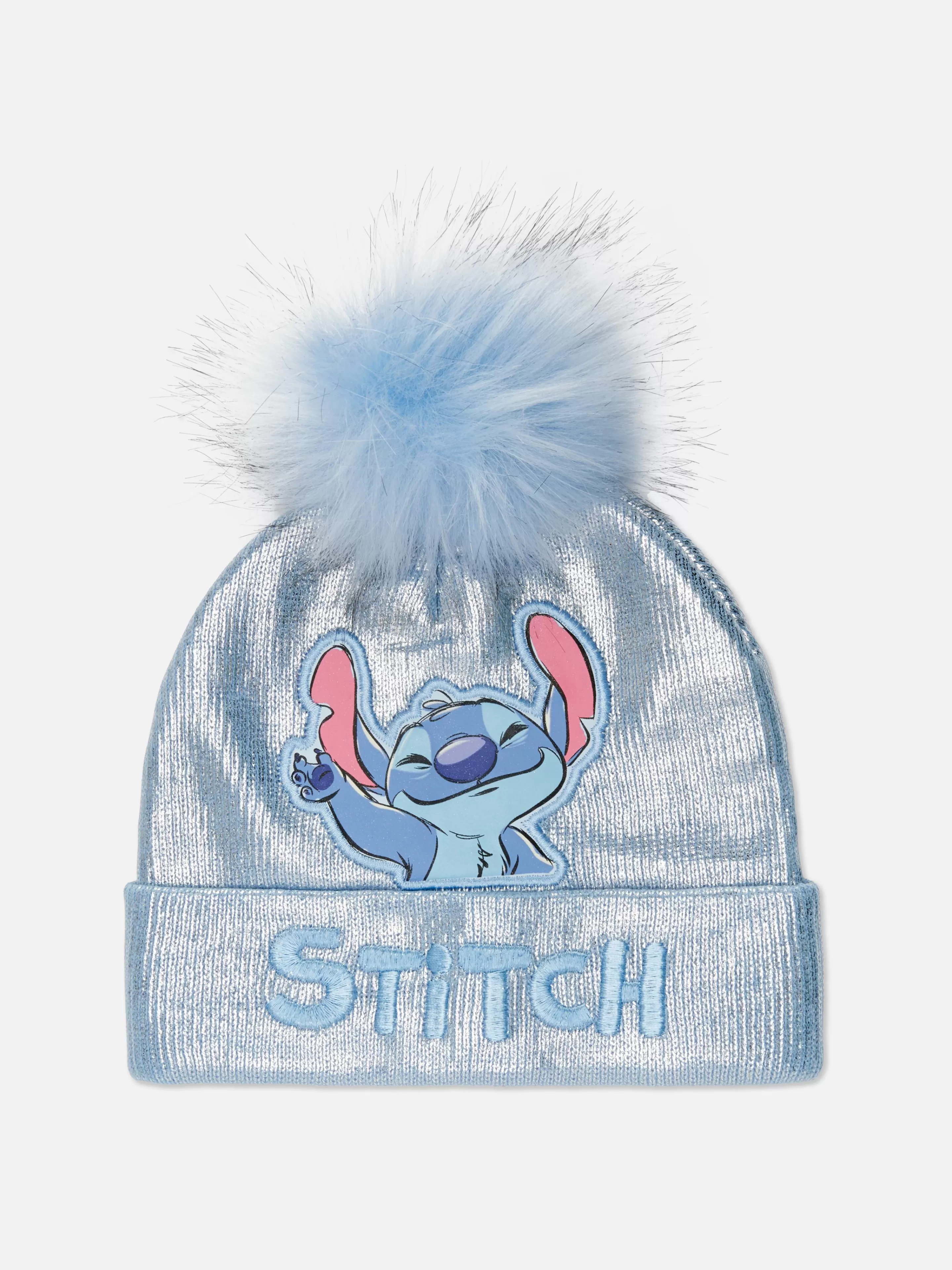 Niños Primark Gorros, Sombreros, Guantes Y Bufandas | Gorro De Punto Con Pompón De Stitch De Disney