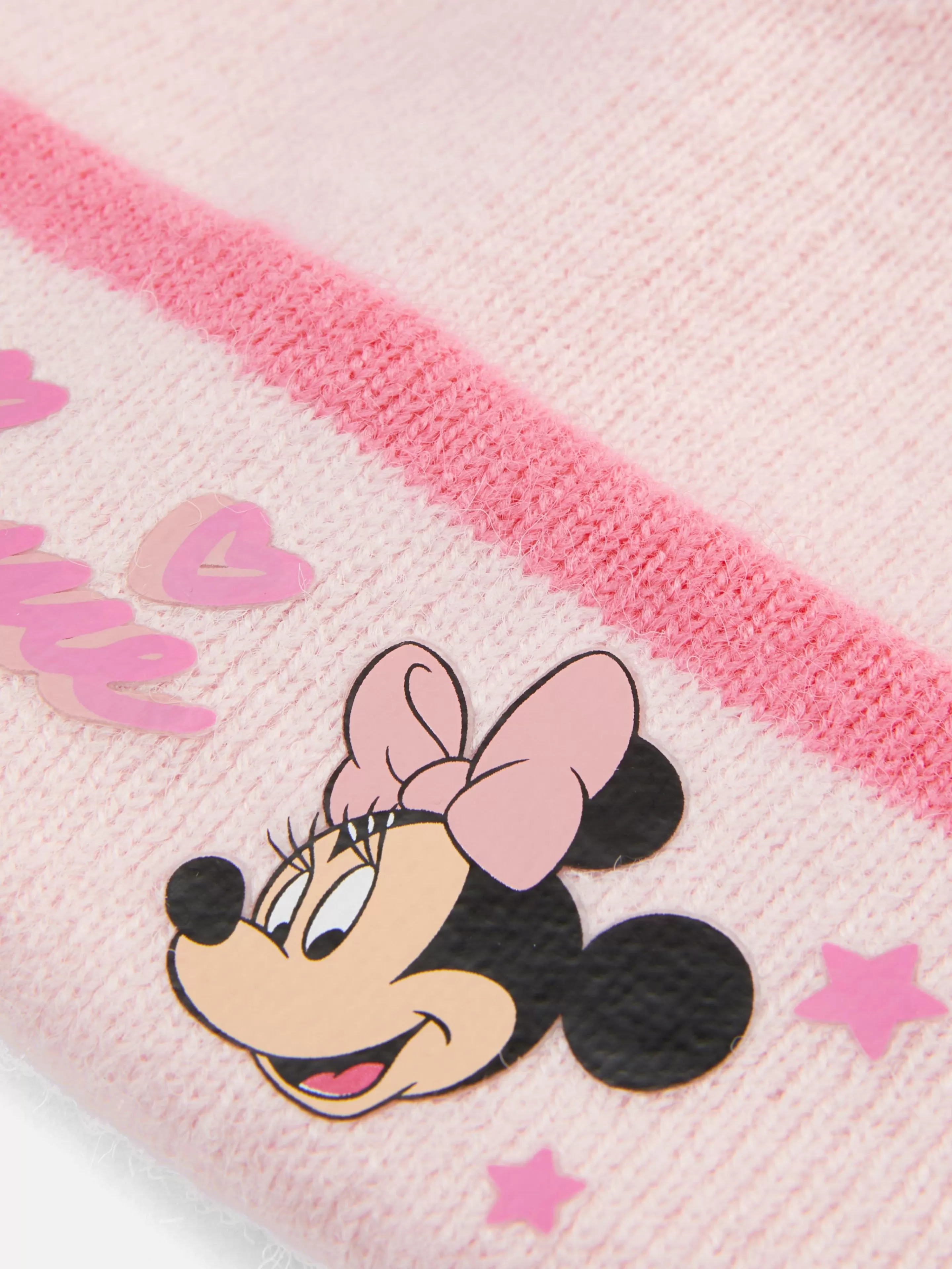 Niños Primark Gorros, Sombreros, Guantes Y Bufandas | Gorro De Punto De Minnie Mouse De Disney