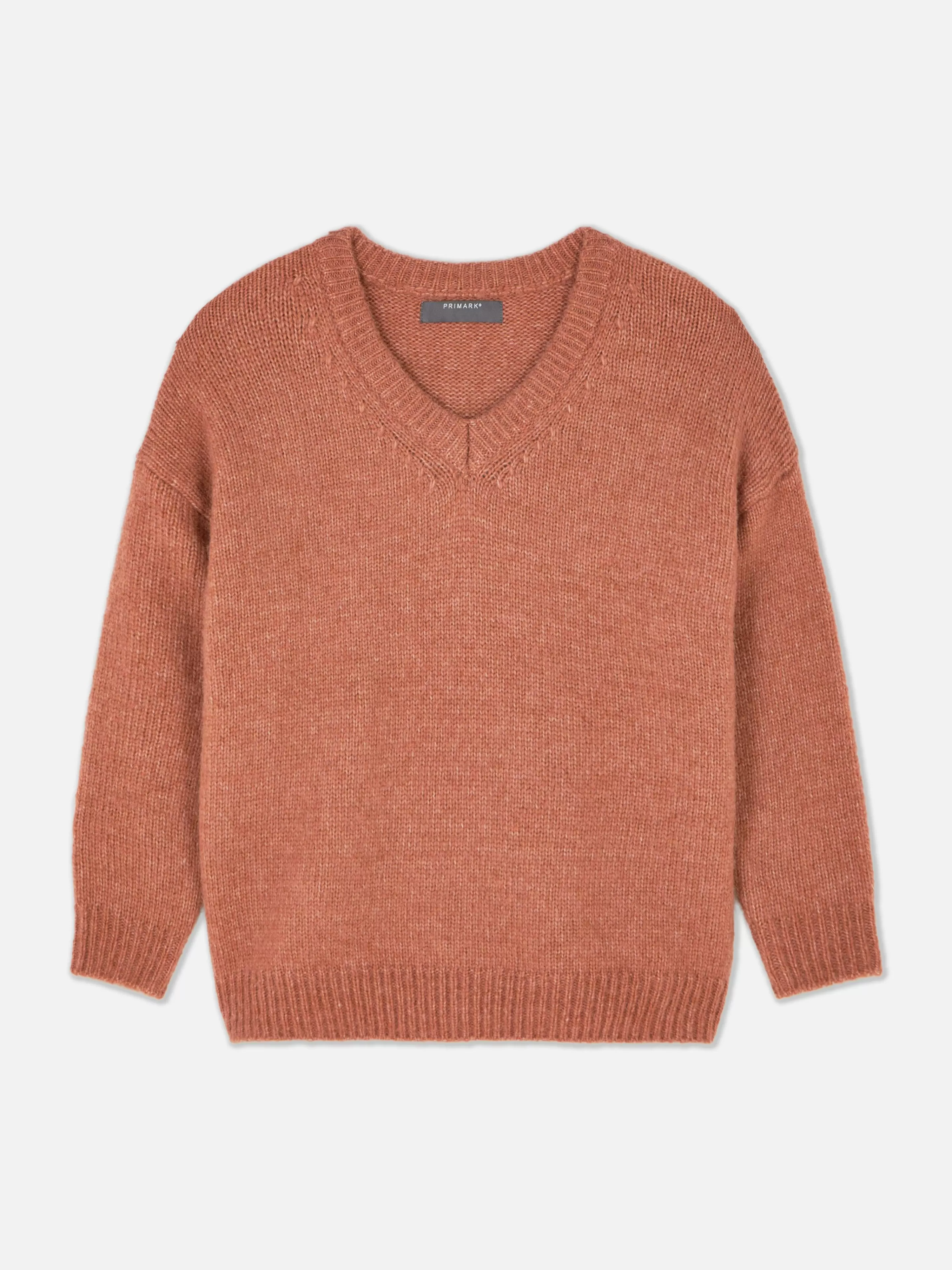Mujer Primark Jerseys Y Cárdigans | Jersey De Corte Recto Con Cuello De Pico