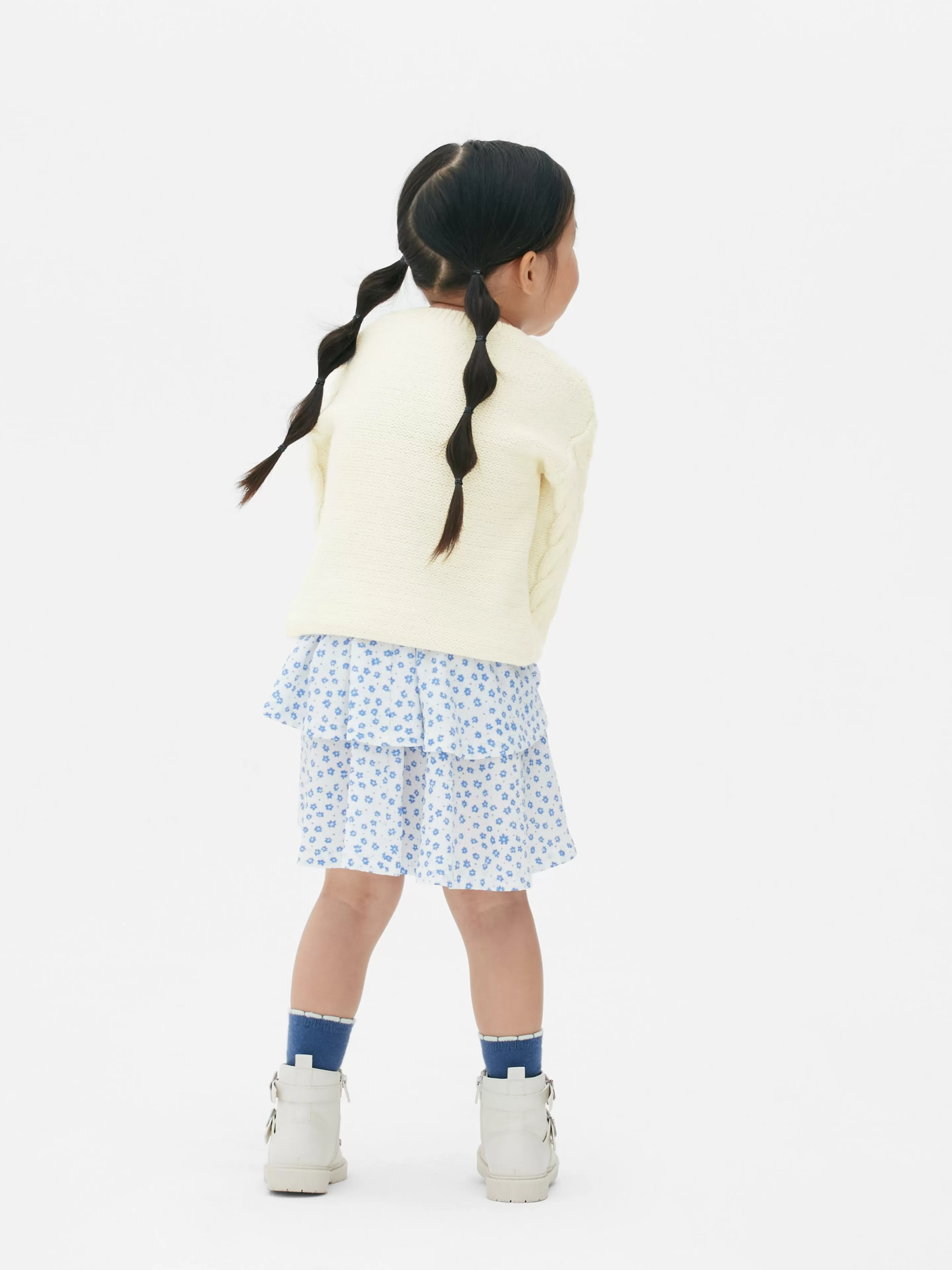 Niños Primark Jerseys Y Cárdigans | Jersey De Punto De Ochos Con Flores Bordadas