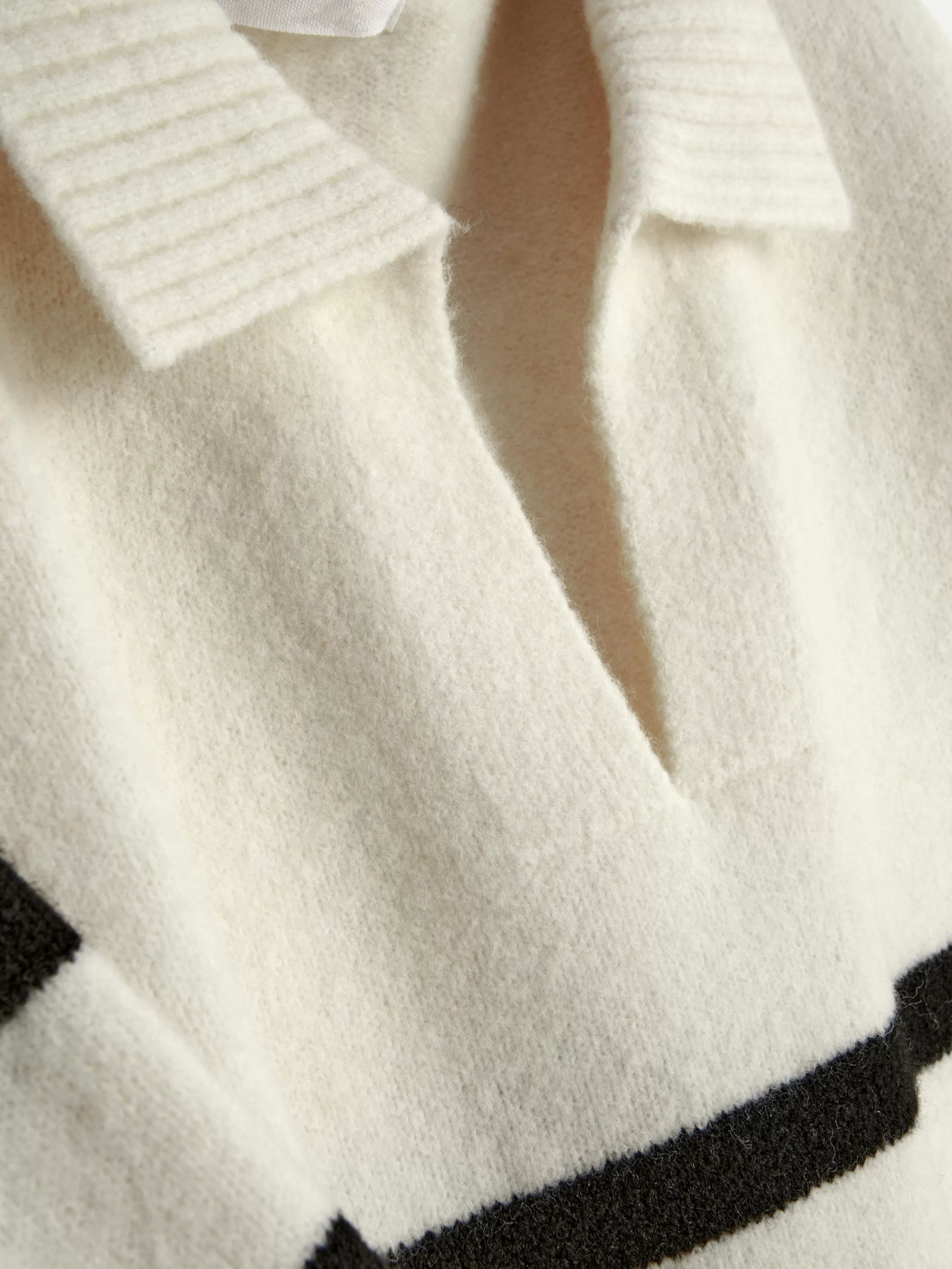 Mujer Primark Jerseys Y Cárdigans | Jersey De Rayas Con Cuello Tipo Polo