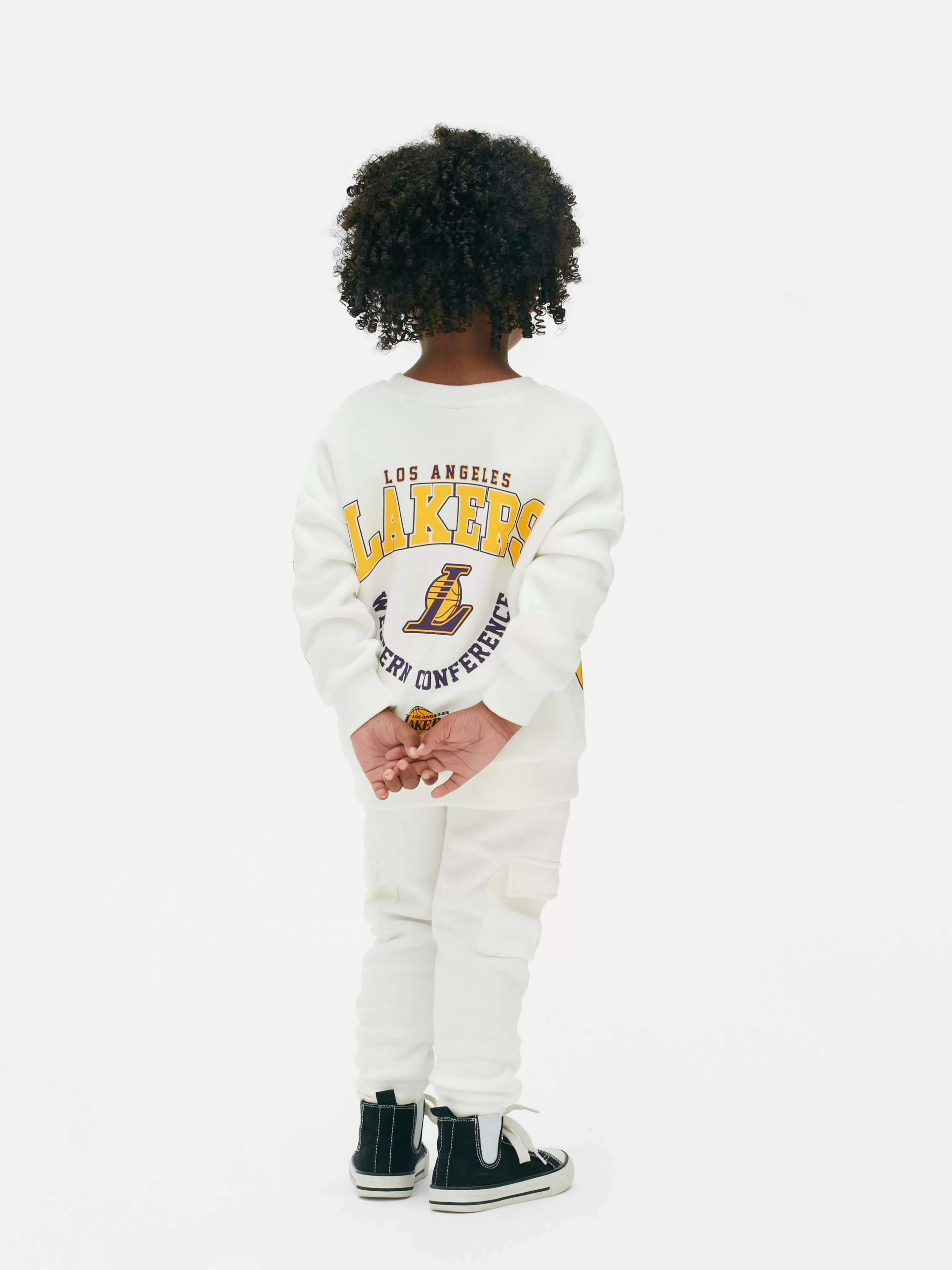 Niños Primark Pantalones De Chándal | Joggers Cargo De Los Angeles Lakers De La NBA