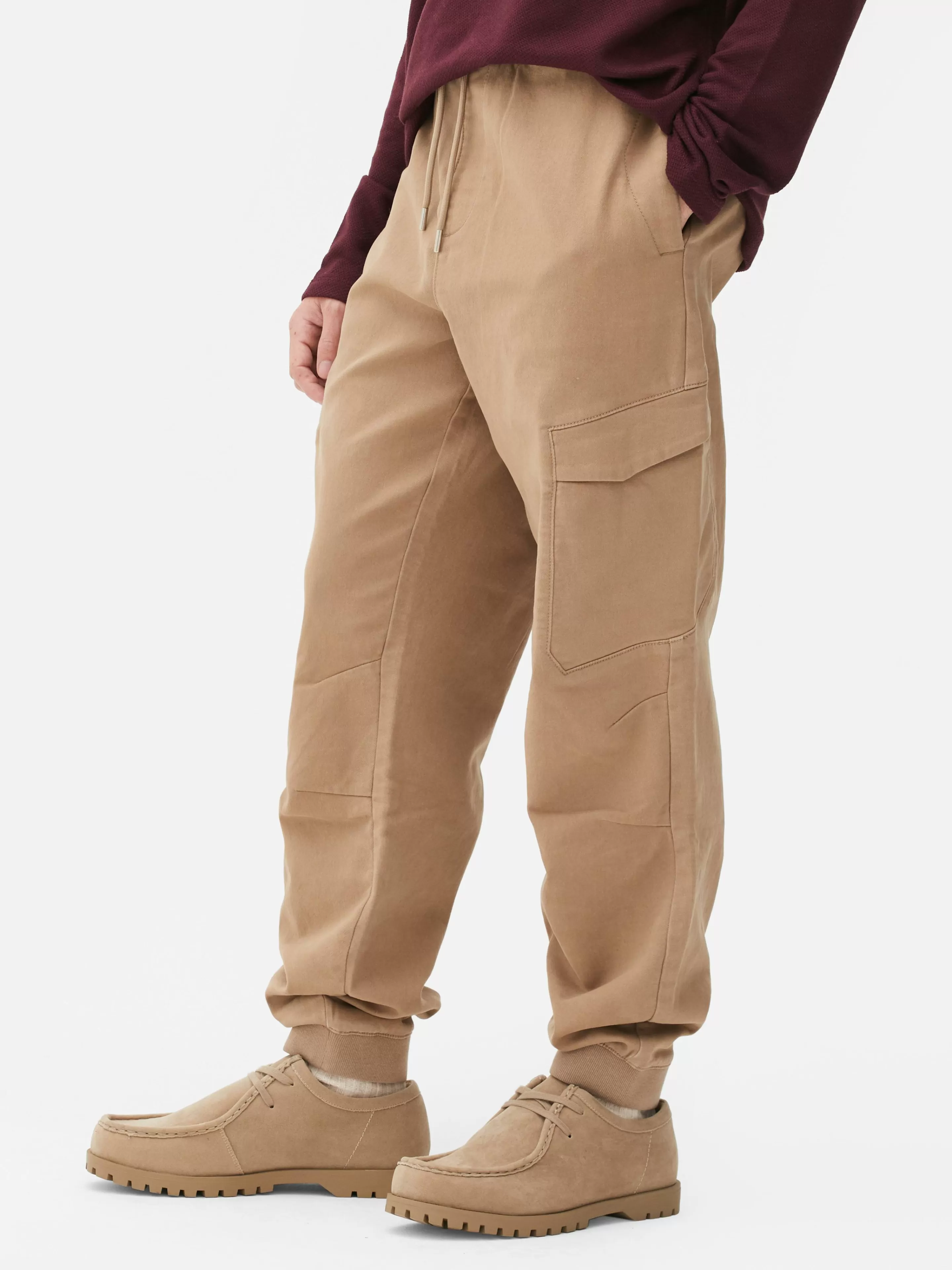 Hombre Primark Pantalón | Joggers Cargo Elásticos De Corte Holgado