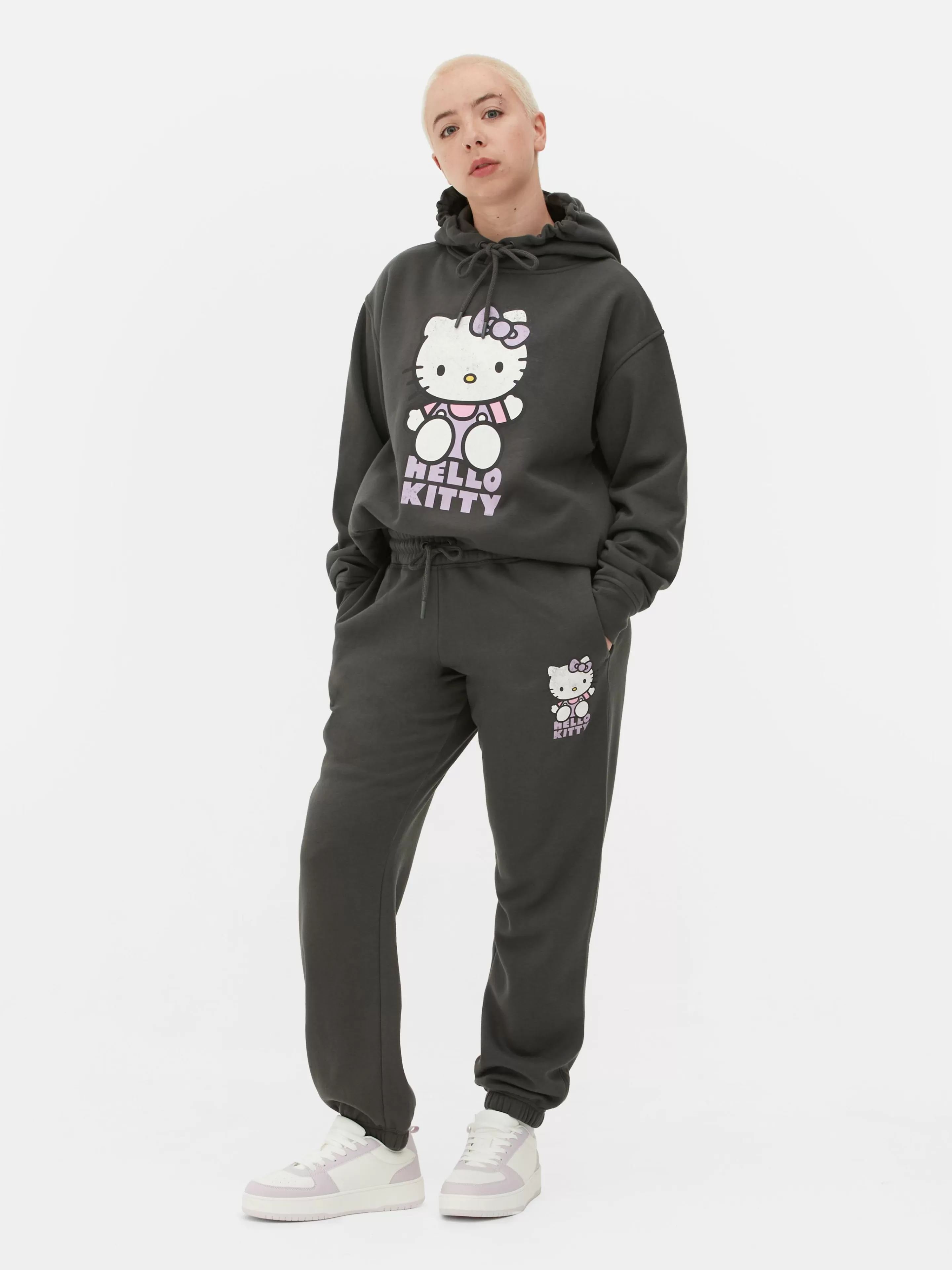 Mujer Primark Pantalones De Chándal | Joggers Con Bajos Ajustados De Hello Kitty