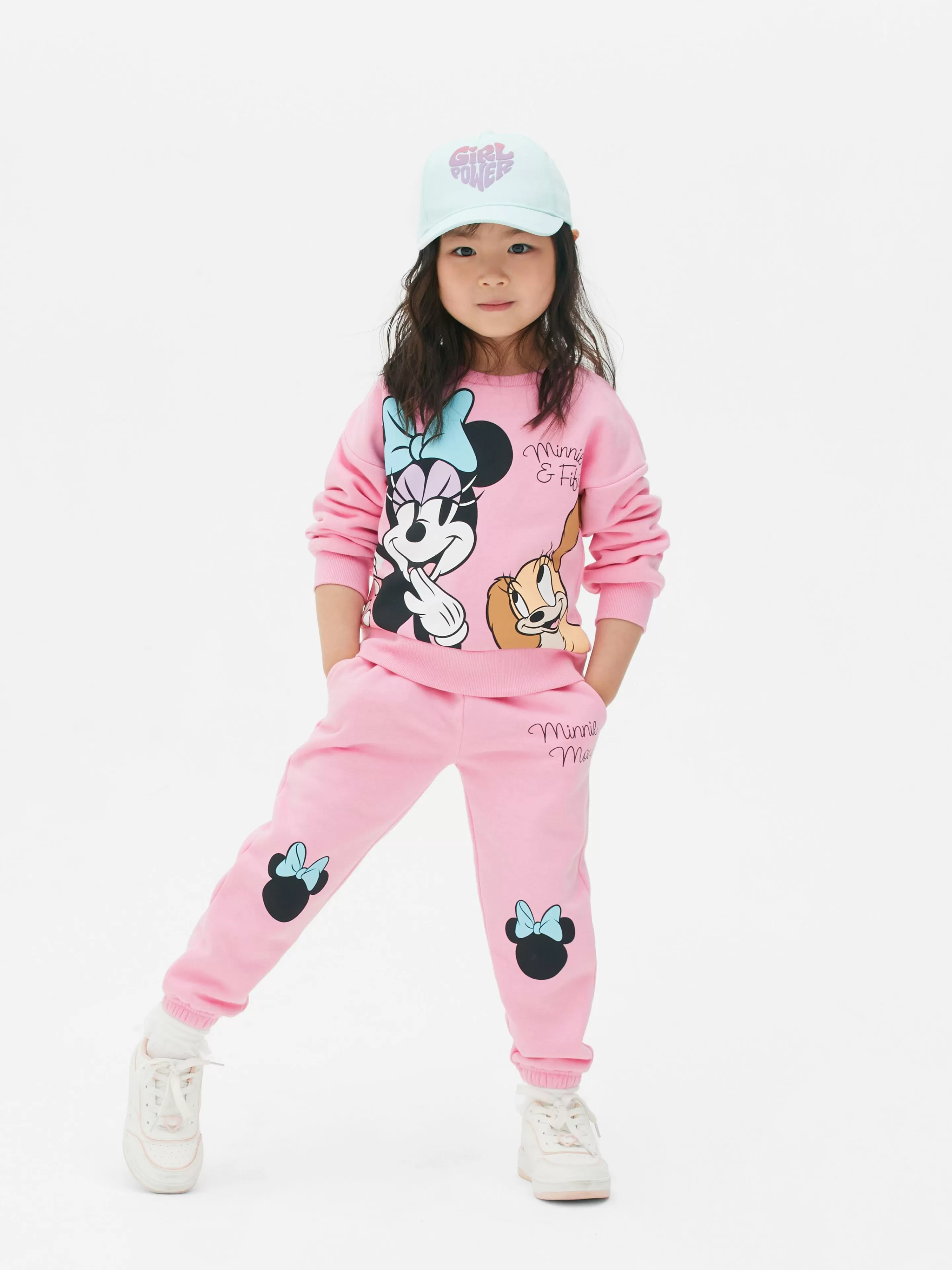 Niños Primark Pantalones De Chándal | Joggers Con Bajos Ajustados De Minnie De Disney