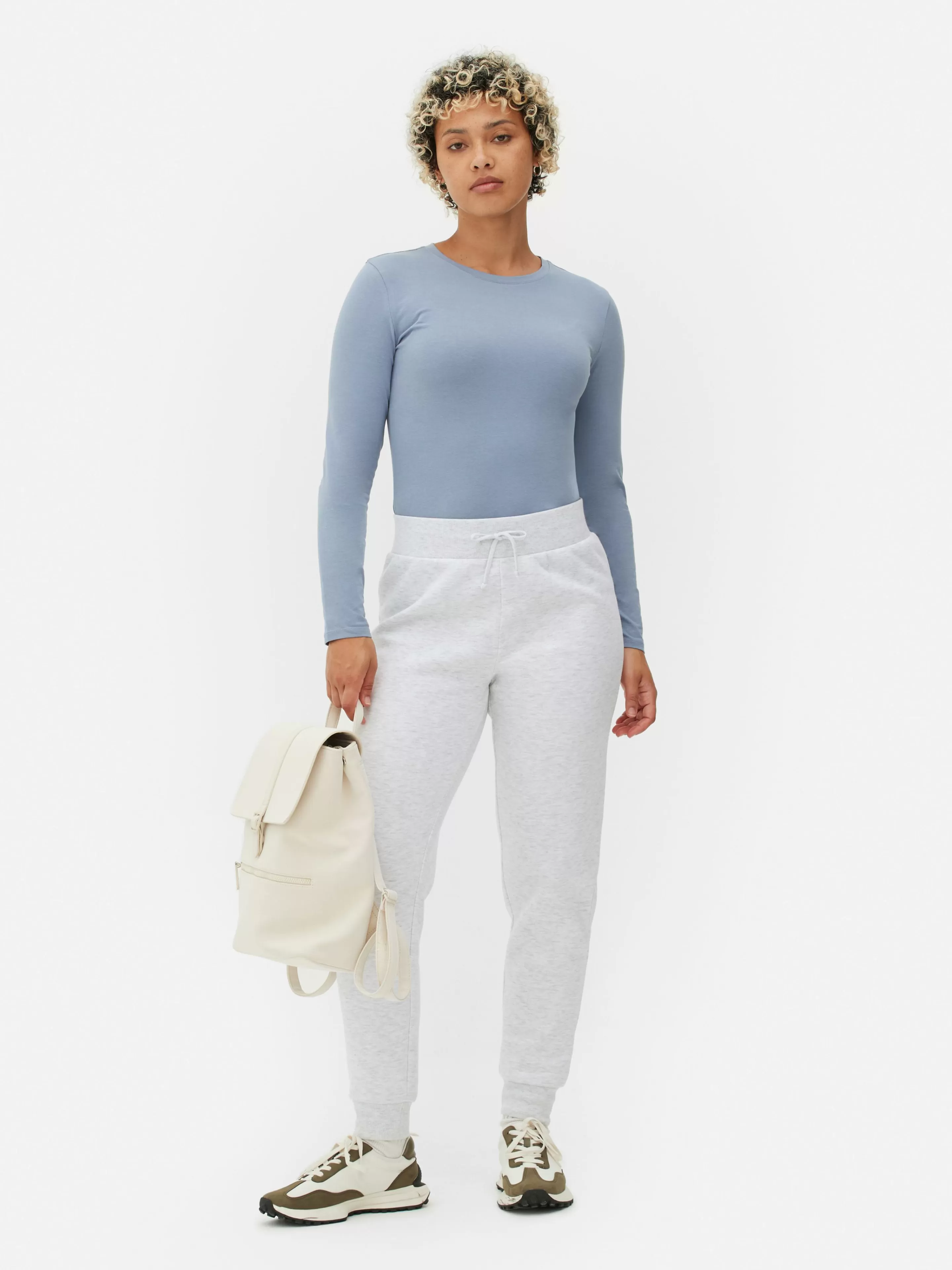 Mujer Primark Pantalones De Chándal | Joggers De Corte Pitillo Con Cordón De Ajuste