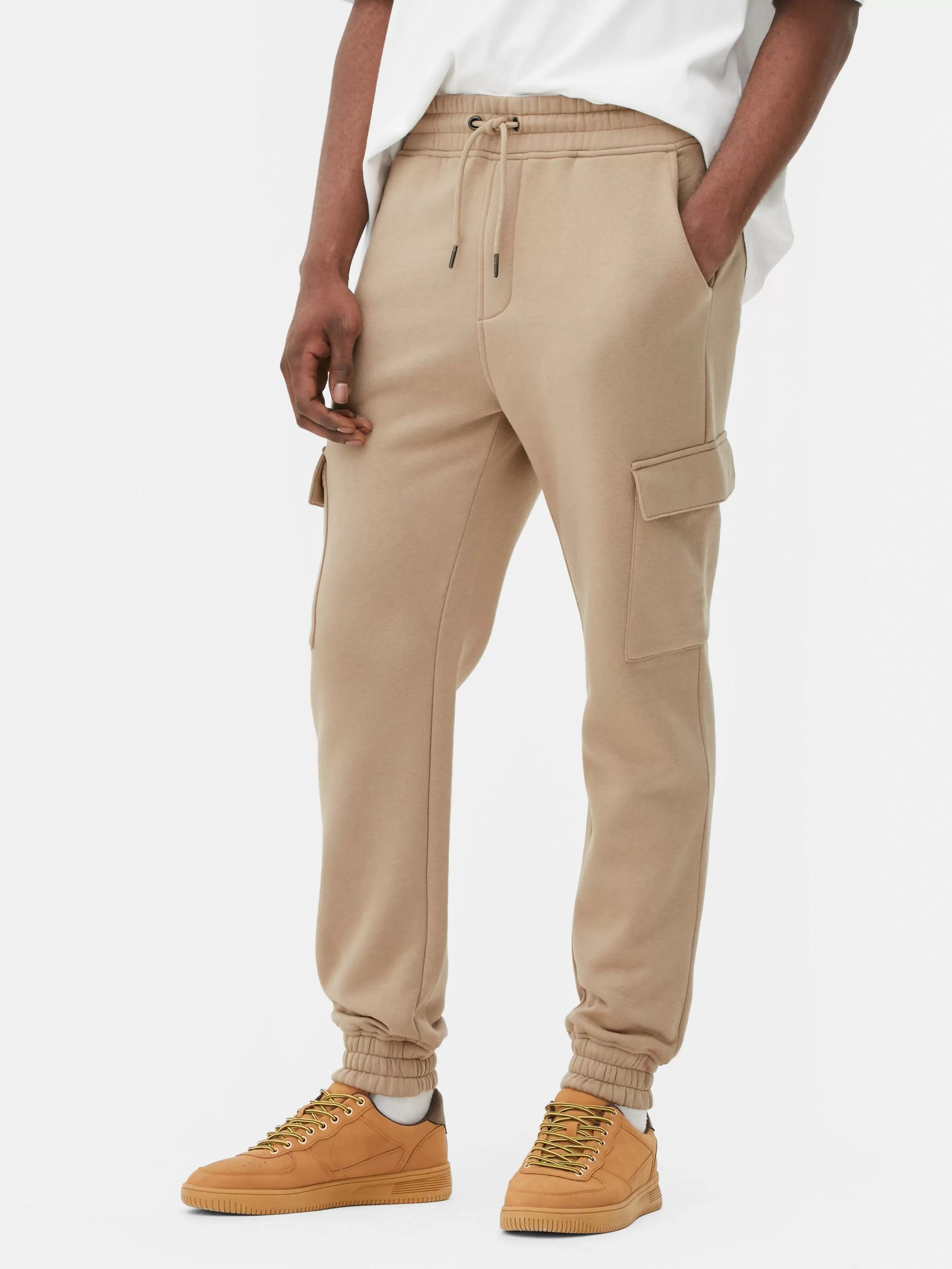 Hombre Primark Pantalones De Chándal | Joggers Estilo Cargo Con Bajos Ajustados