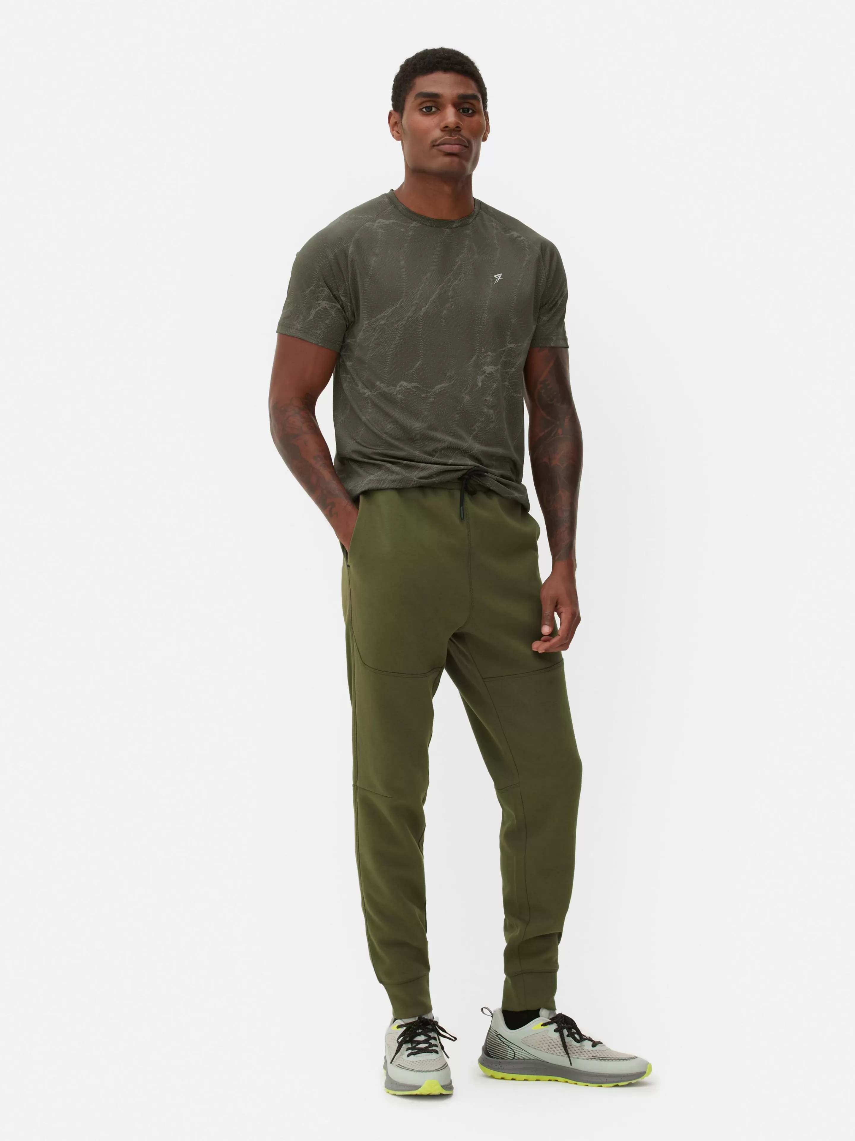Hombre Primark Ropa Deportiva | Pantalones De Chándal | Joggers Reforzados De Corte Entallado