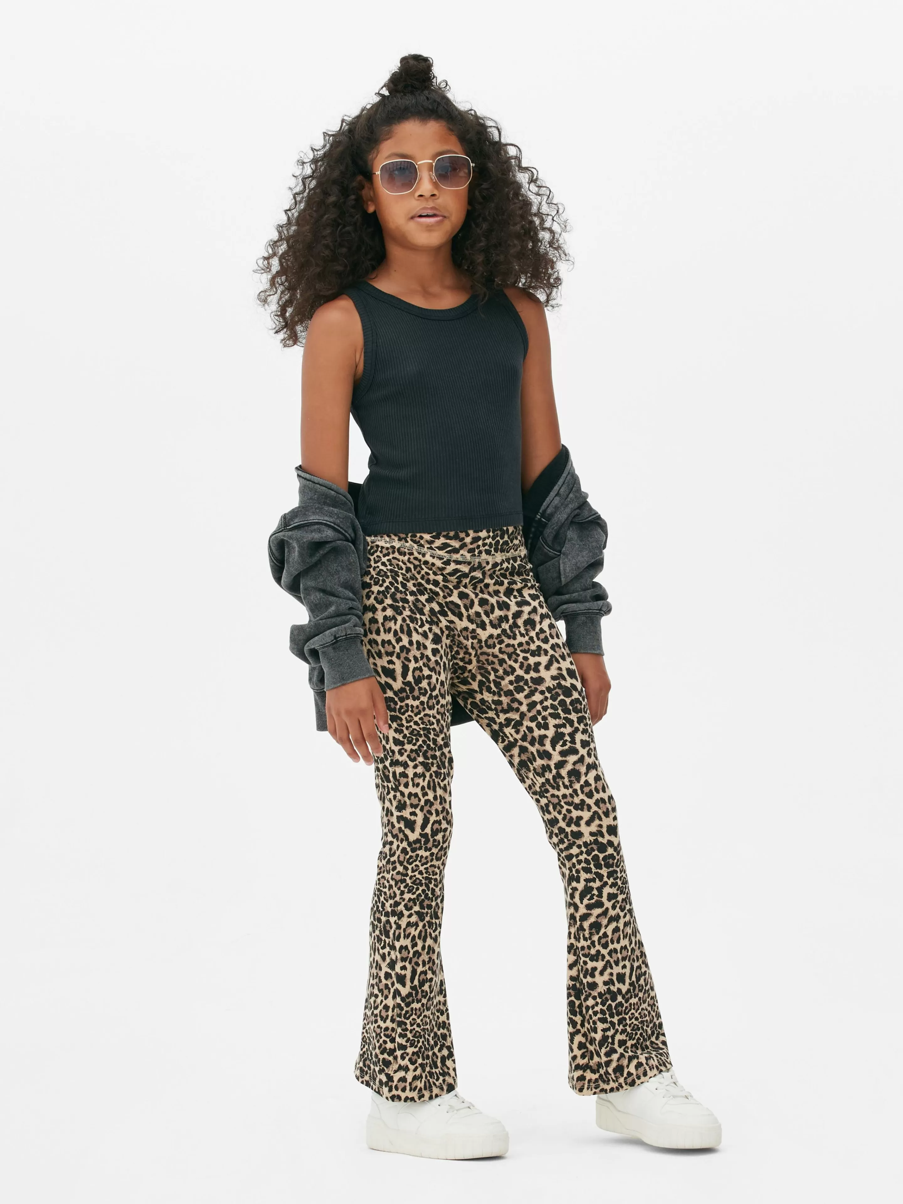 Niños Primark Pantalones Y Leggings | Leggings Acampanados De Leopardo