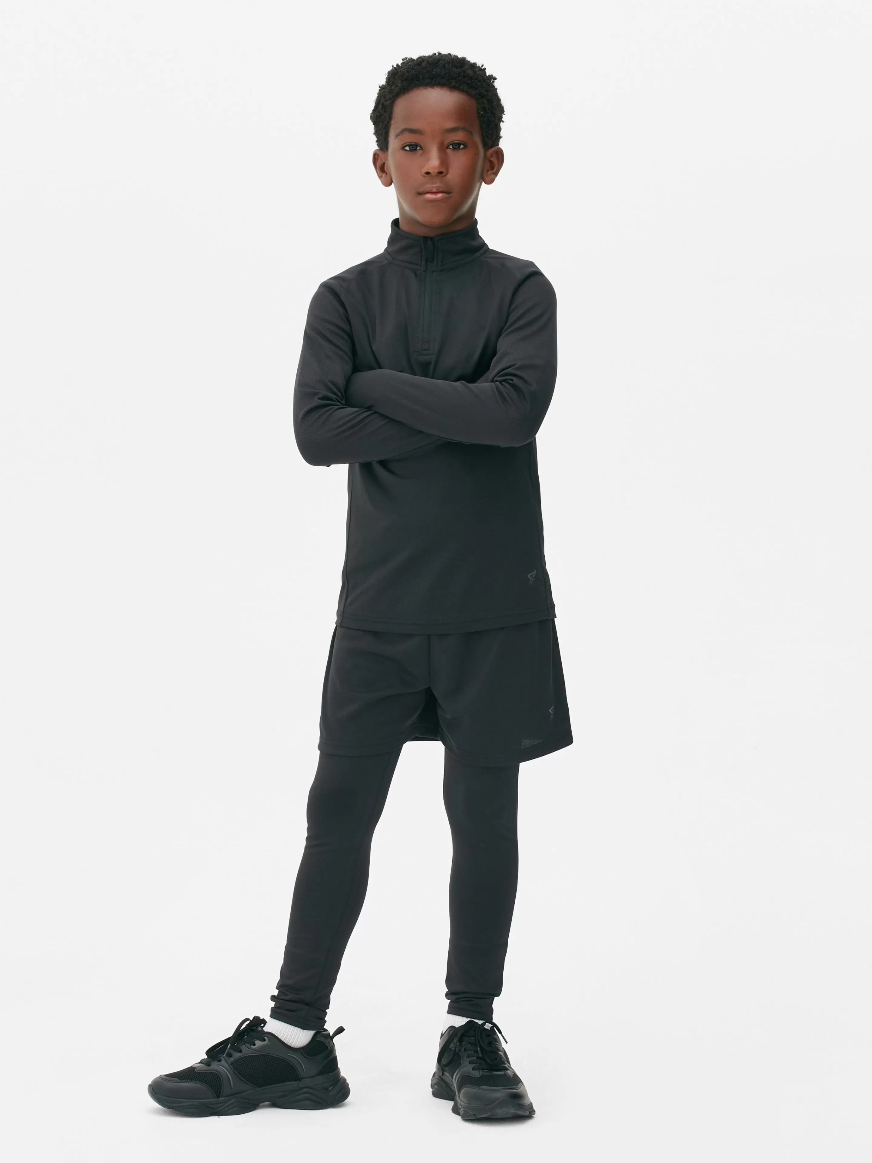 Niños Primark Pantalones Cortos | Leggings Cortos Deportivos 2 En 1