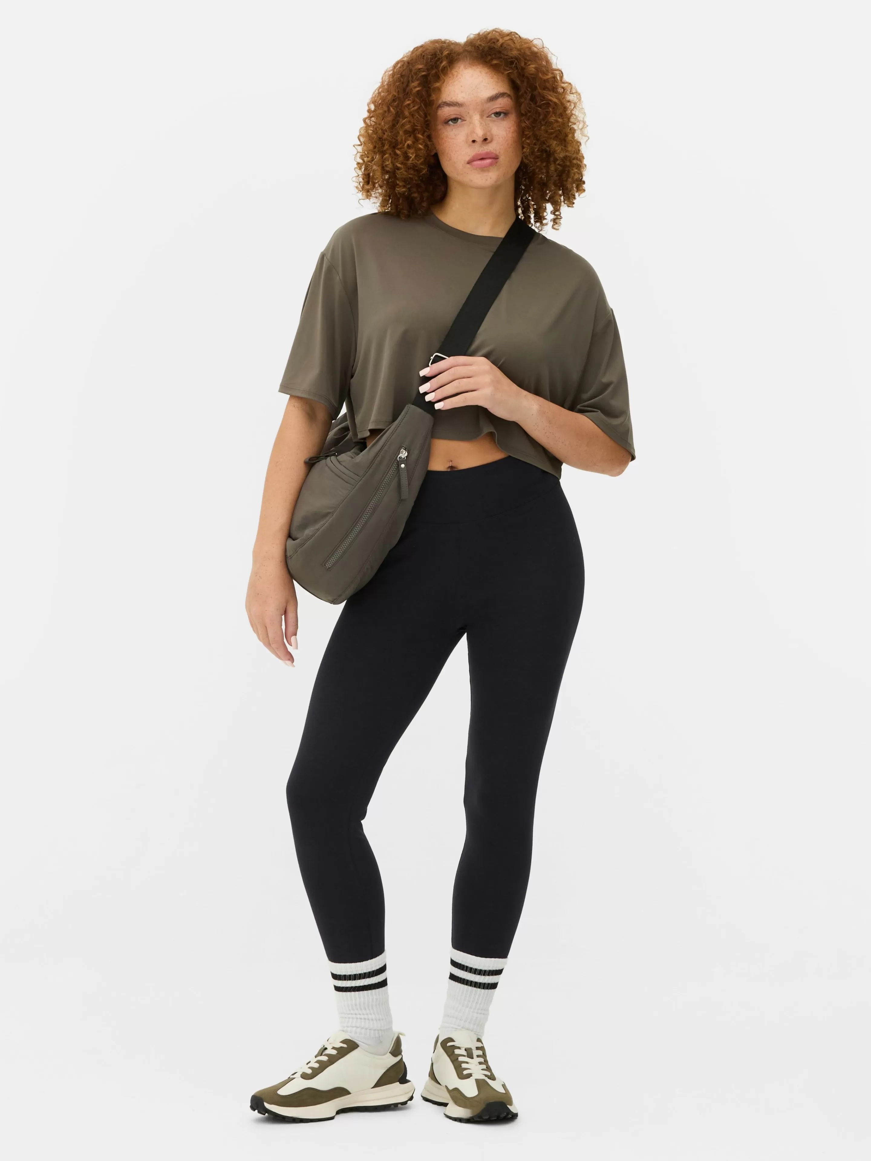 Mujer Primark Pantalones Y Leggings | Leggings De Punto De Talle Alto