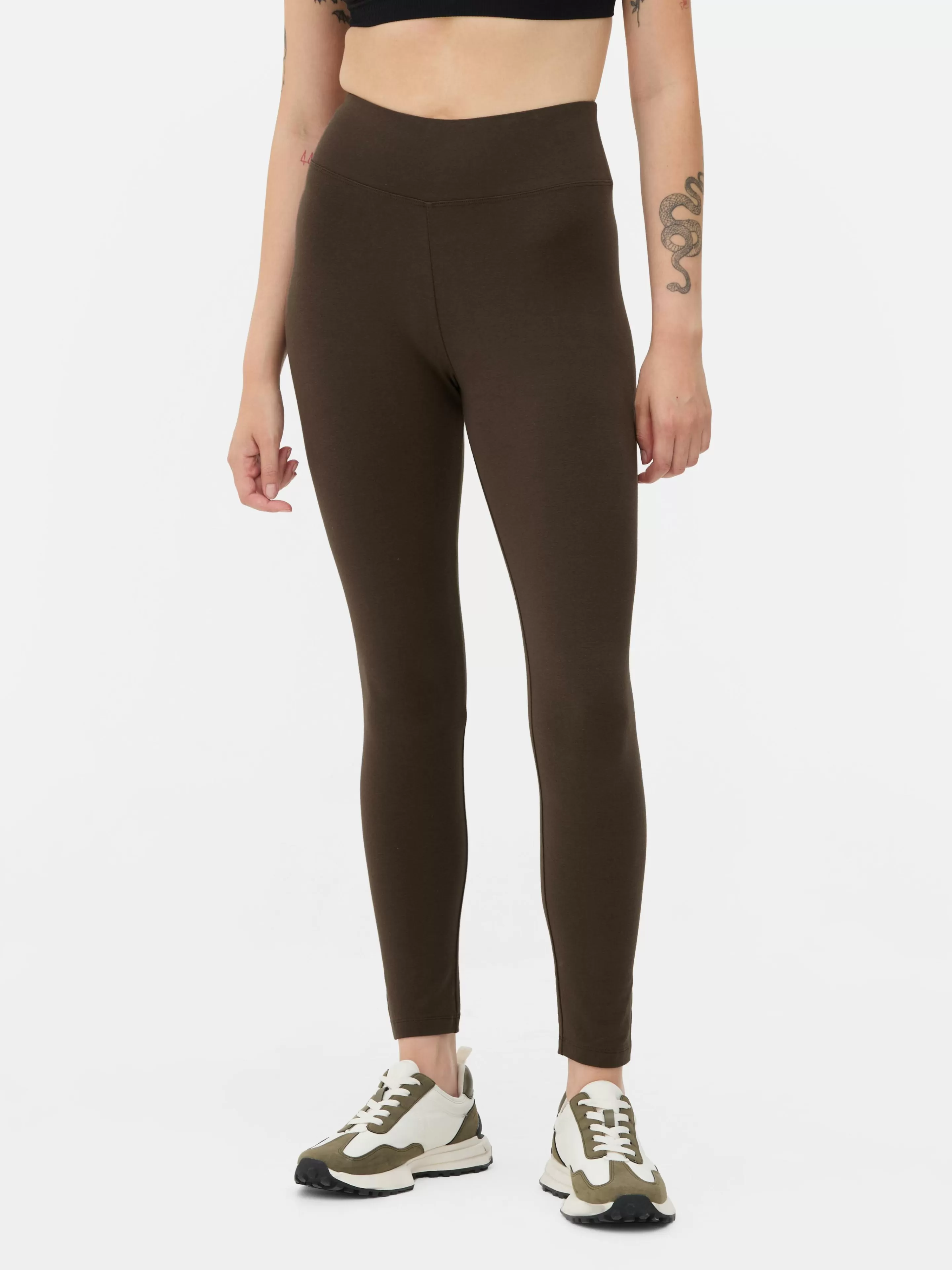 Mujer Primark Pantalones Y Leggings | Leggings De Punto De Talle Alto