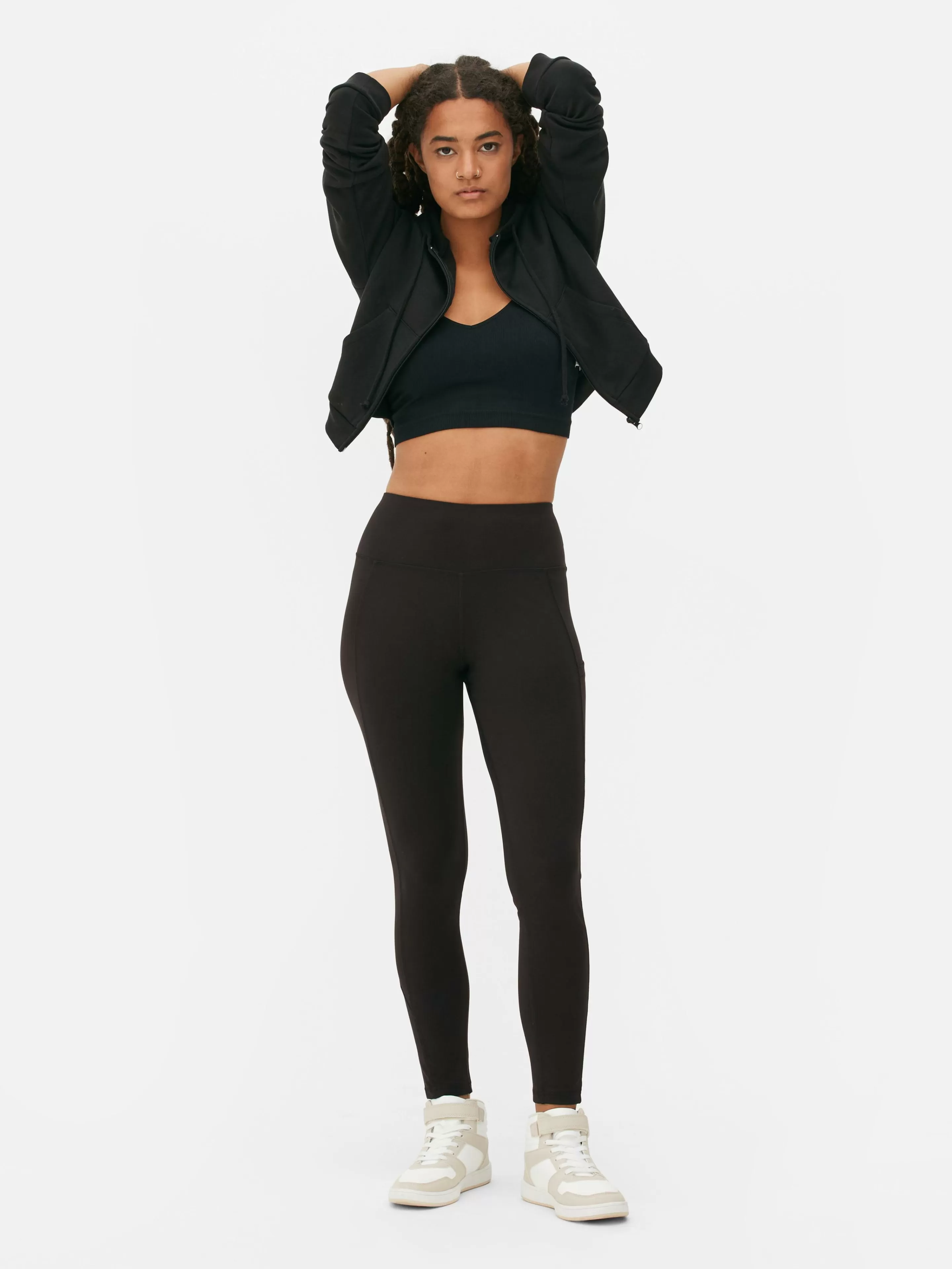 Mujer Primark Ropa De Gimnasio Y Deportiva | Leggings Moldeadores Deportivos De Talle Alto