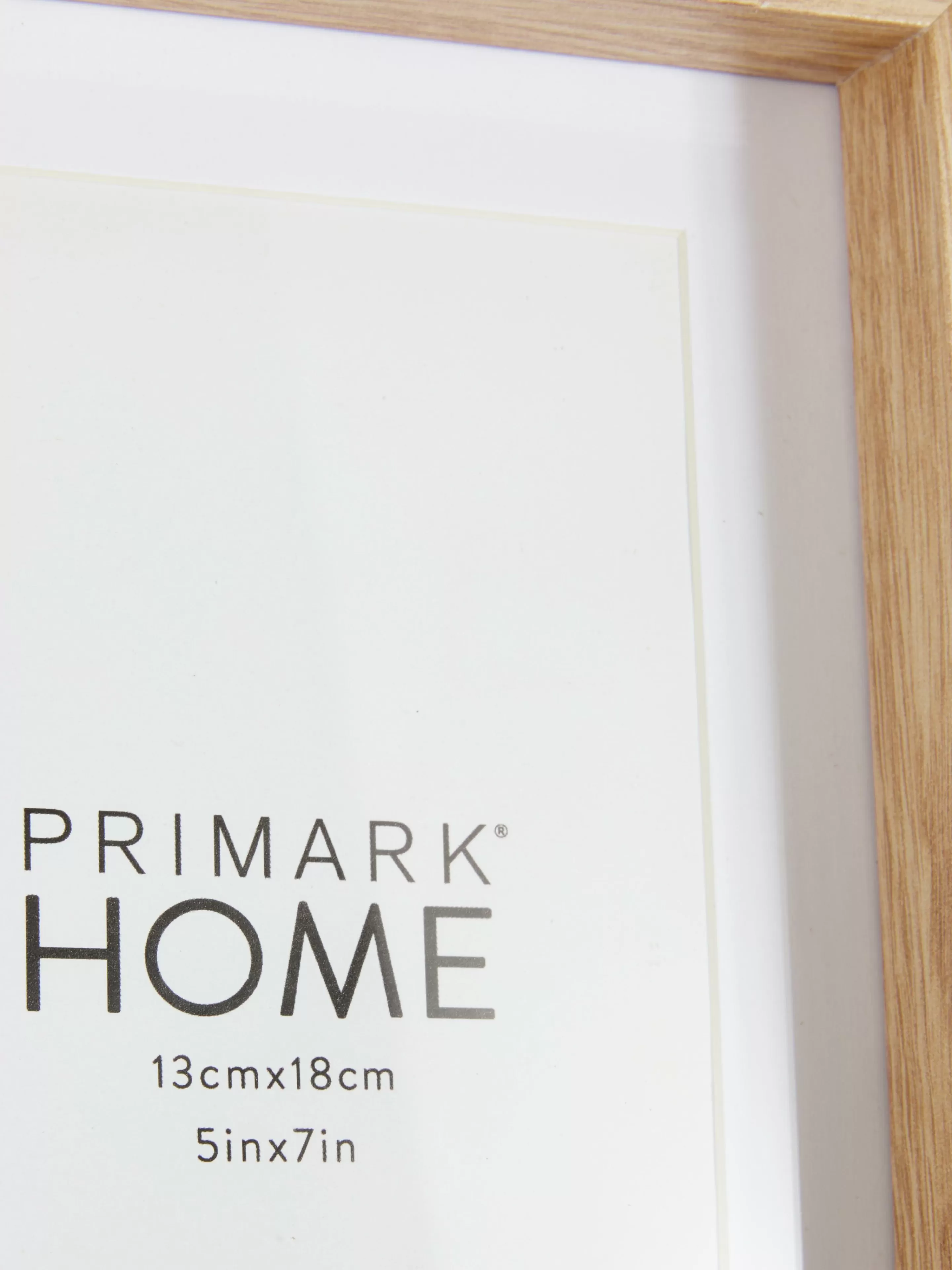 Primark Marcos Y Adornos De Pared | Marco De Fotos De Madera Sencillo Con Soporte De Pie