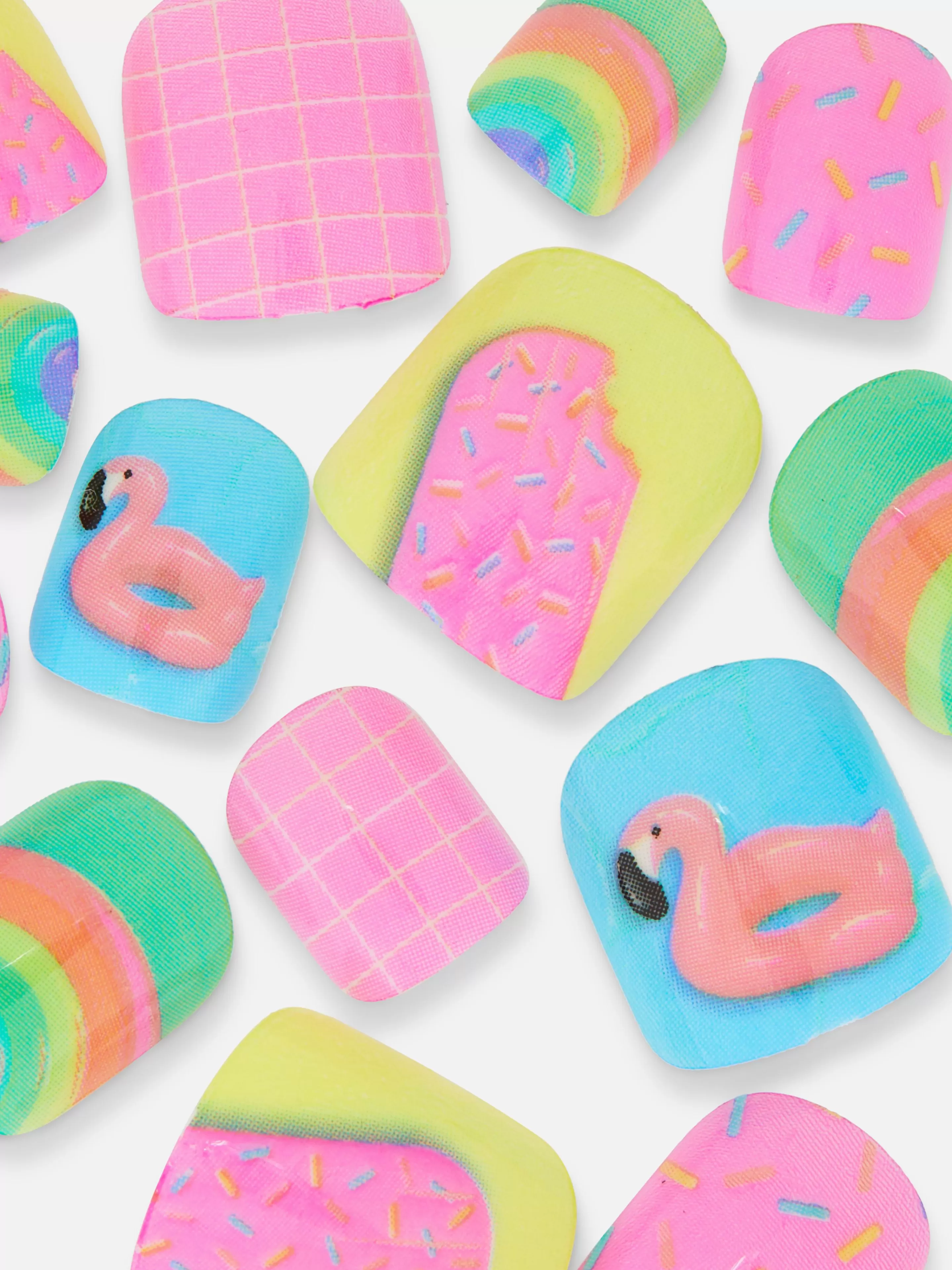 Primark Uñas Postizas | Miniuñas Postizas Adhesivas «Pool Party» De PS...