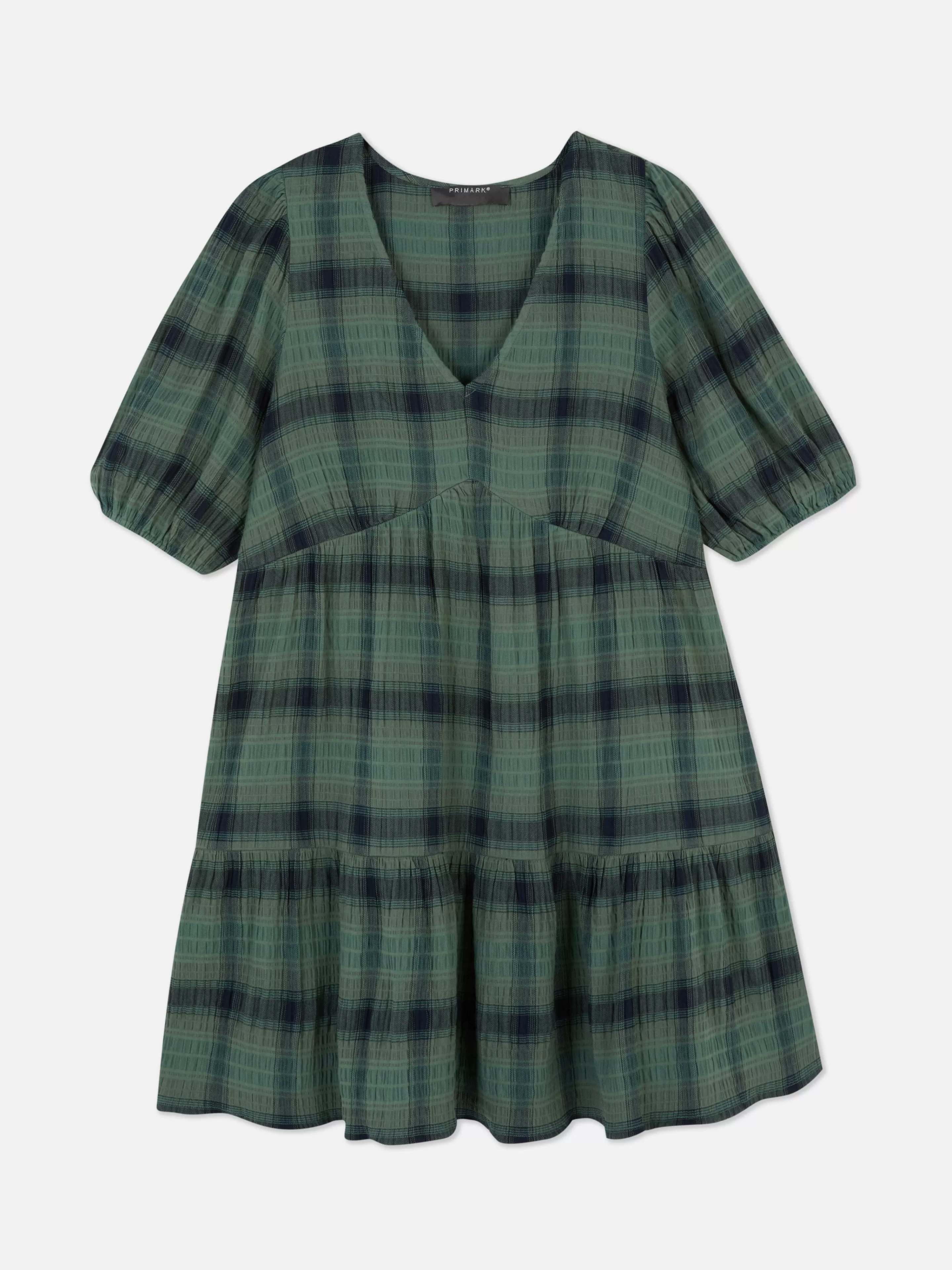 Mujer Primark Vestidos | Minivestido Vintage A Cuadros