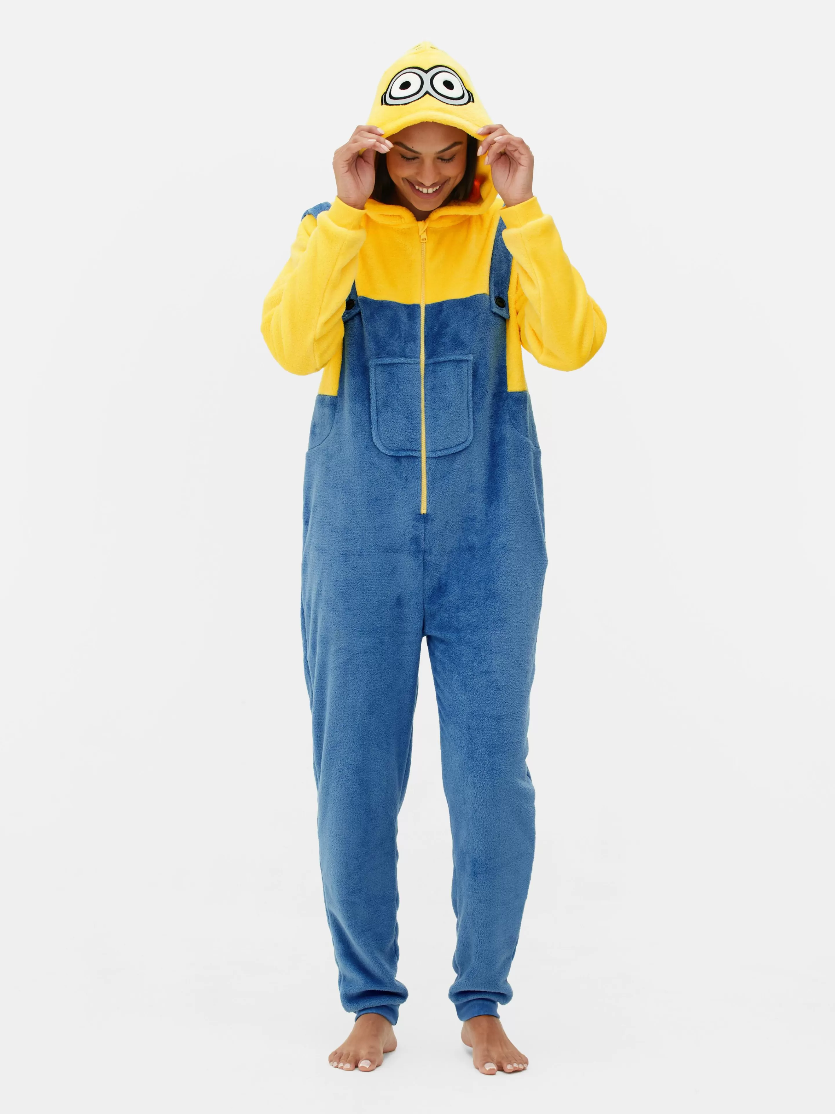 Mujer Primark Snuddies Y Onesies | Mono De Pijama Con Cremallera De Los Minions