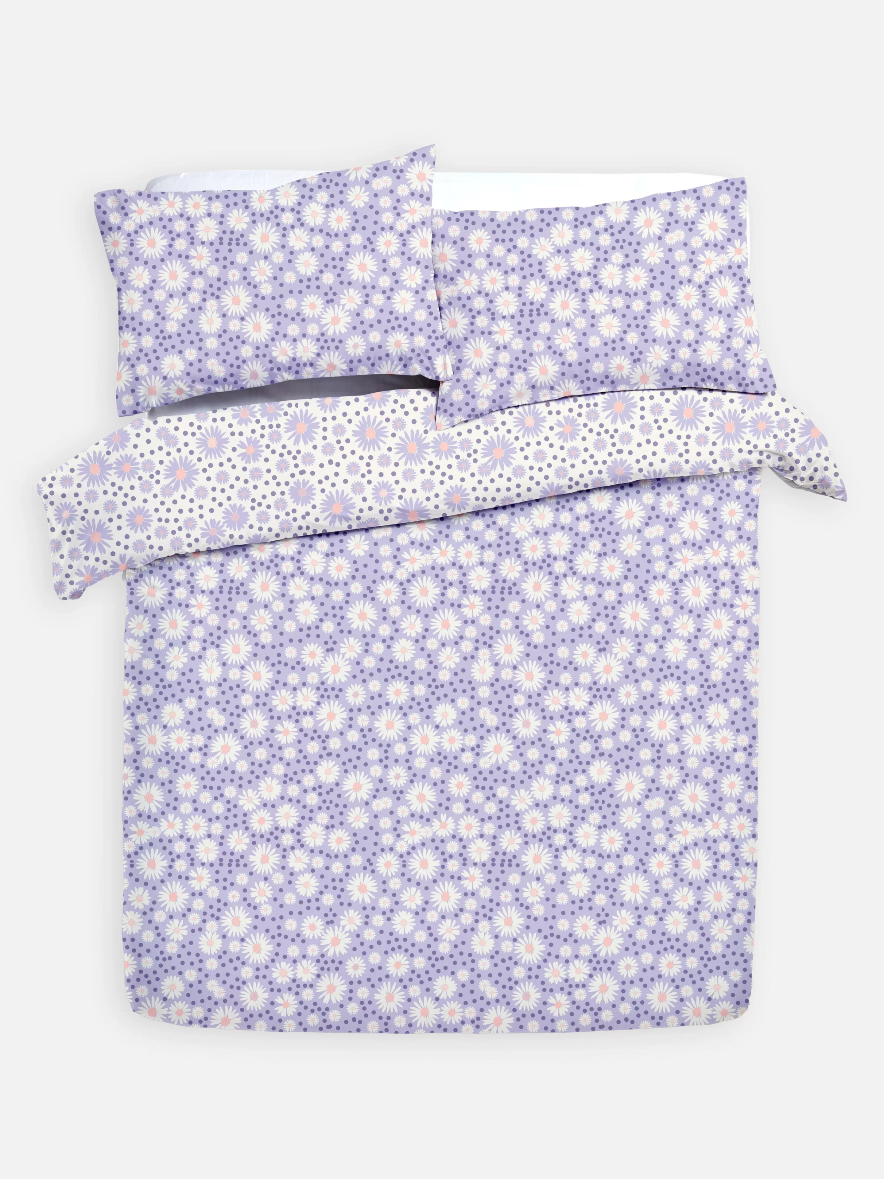 Primark Fundas De Edredón Y Sets | Nórdico Reversible Con Margaritas Para Cama Doble