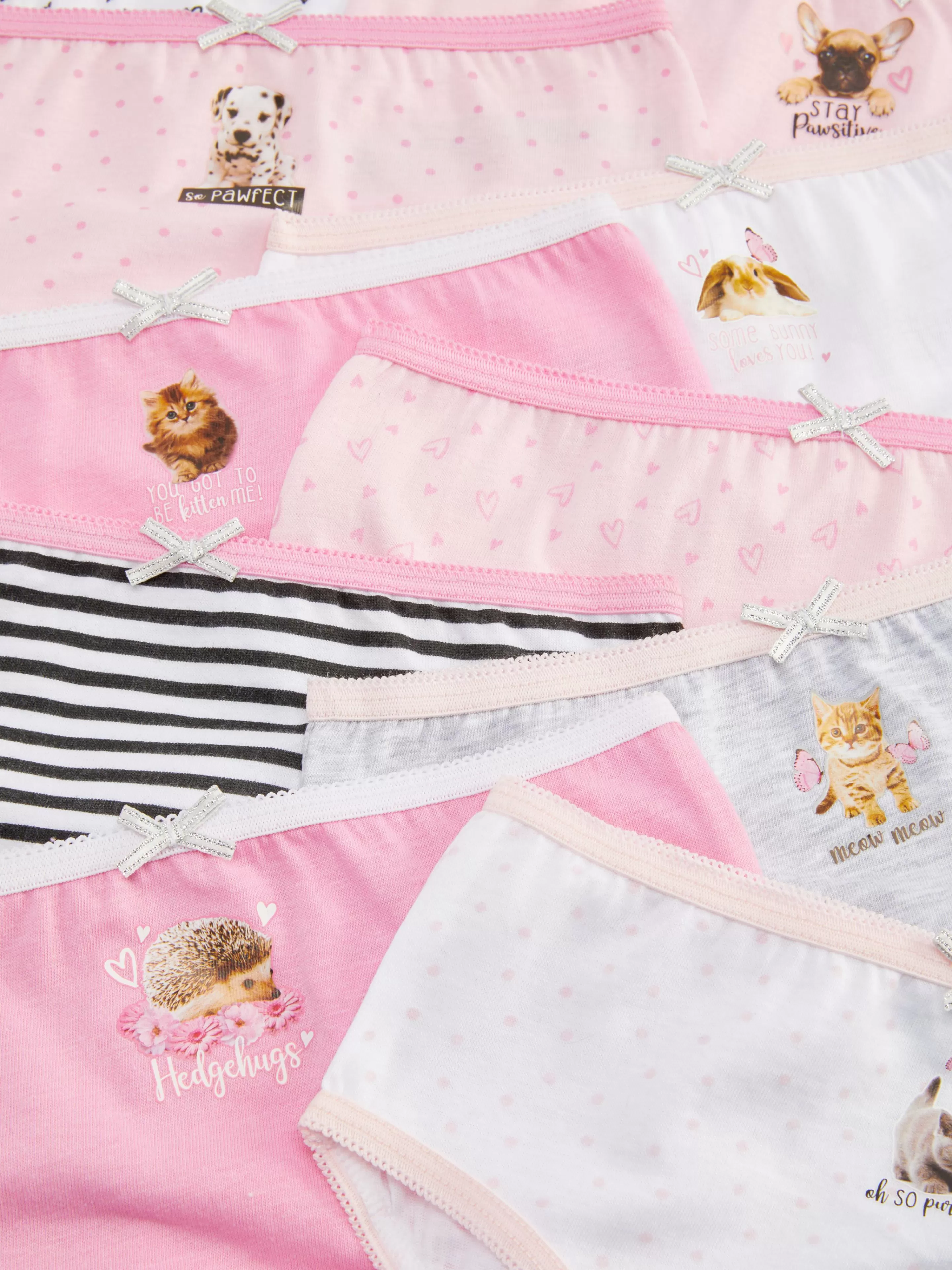 Niños Primark Ropa Interior | Pack De 10 Braguitas Surtidas Con Animales