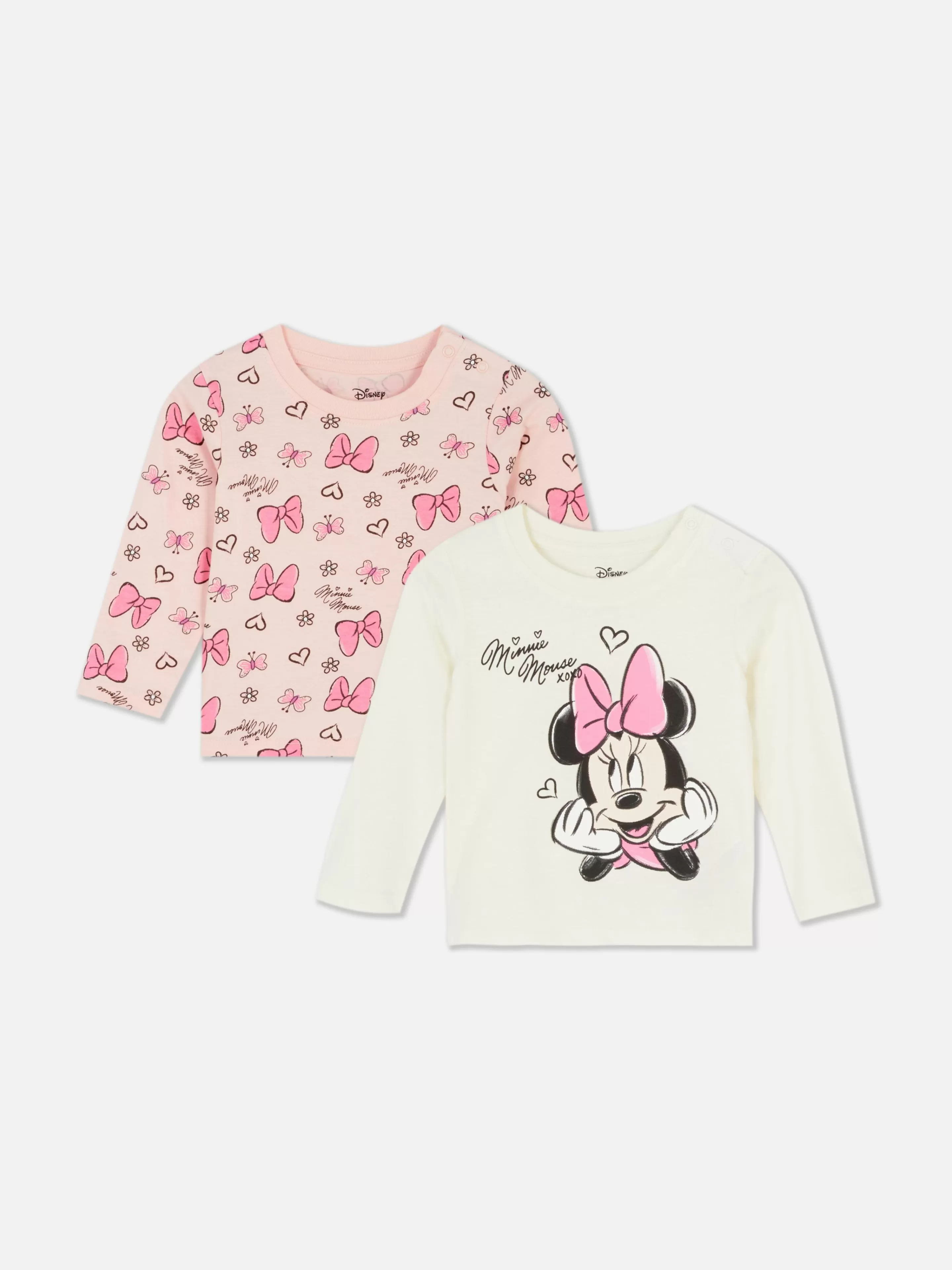 Primark Tops Y Camisetas | Pack De 2 Camisetas De Manga Larga De Disney