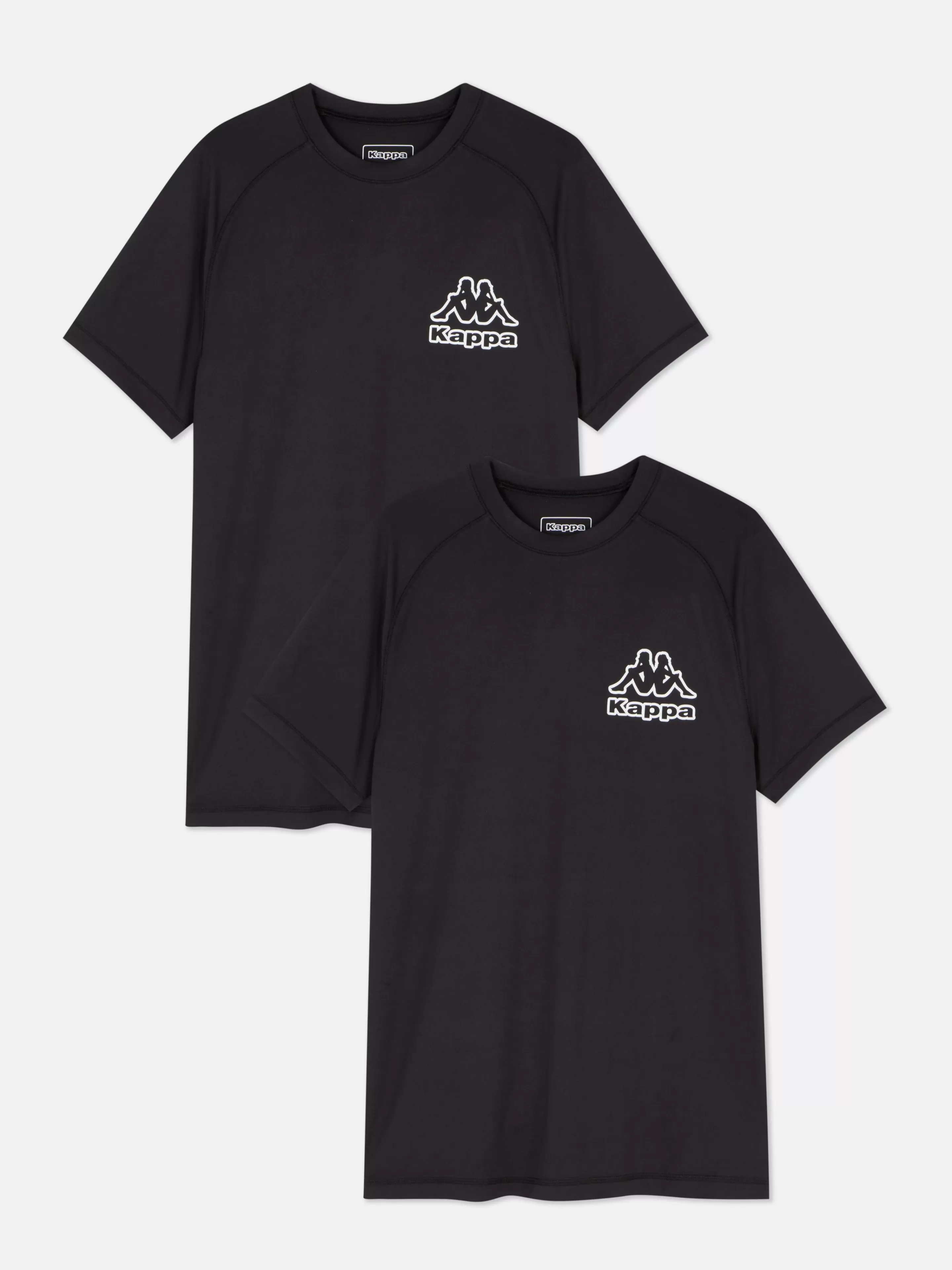 Hombre Primark Ropa Deportiva | Tops Y Camisetas | Pack De 2 Camisetas Deportivas De Kappa X