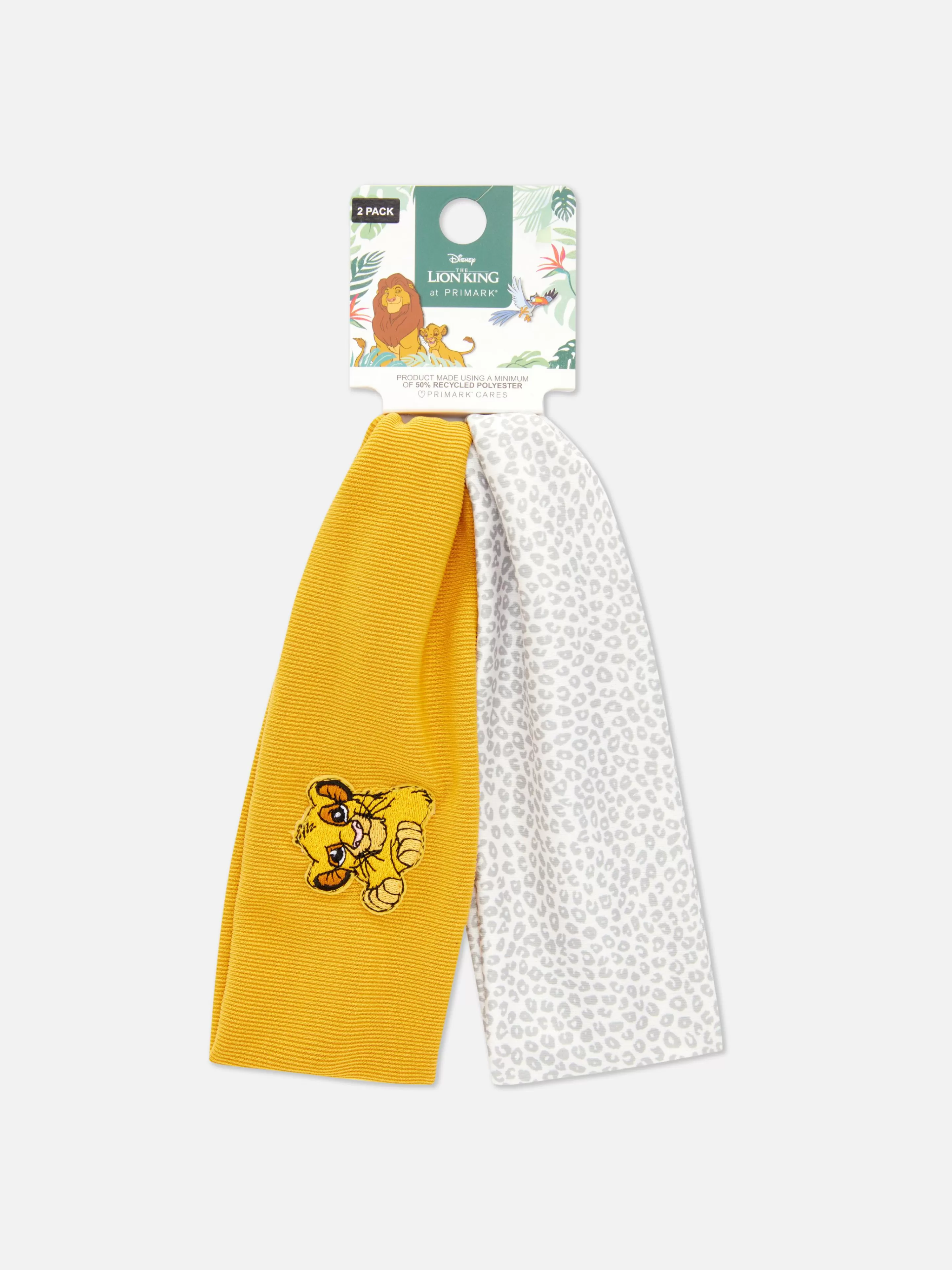 Mujer Primark Accesorios Para El Pelo | Pack De 2 Cintas Del Pelo De El Rey León De Disney