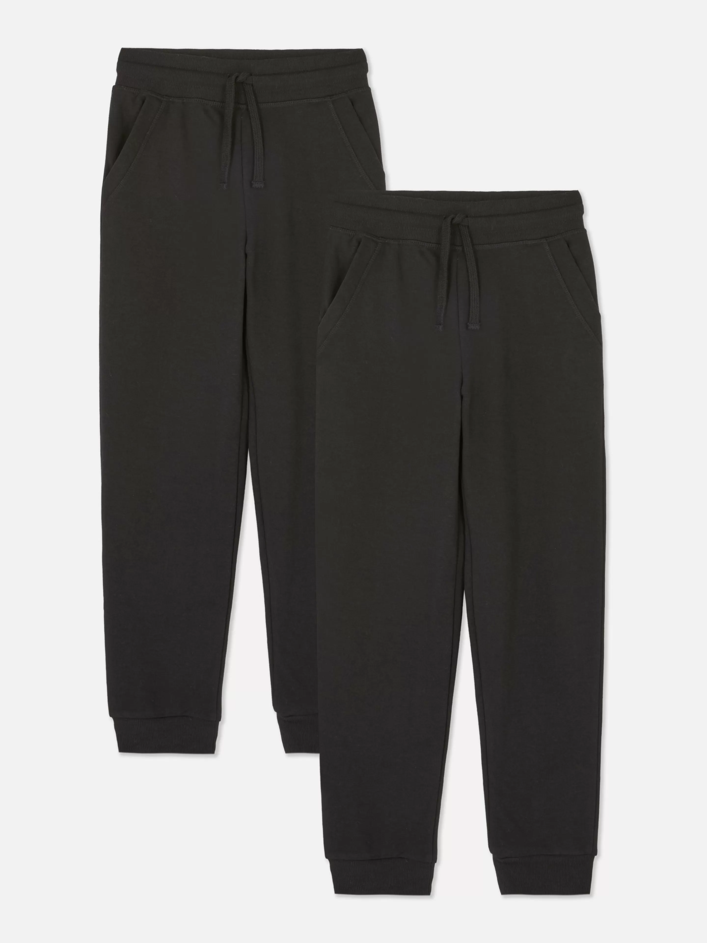 Niños Primark Pantalones De Chándal | Pack De 2 Joggers Con Cordón Para Niños Mayores