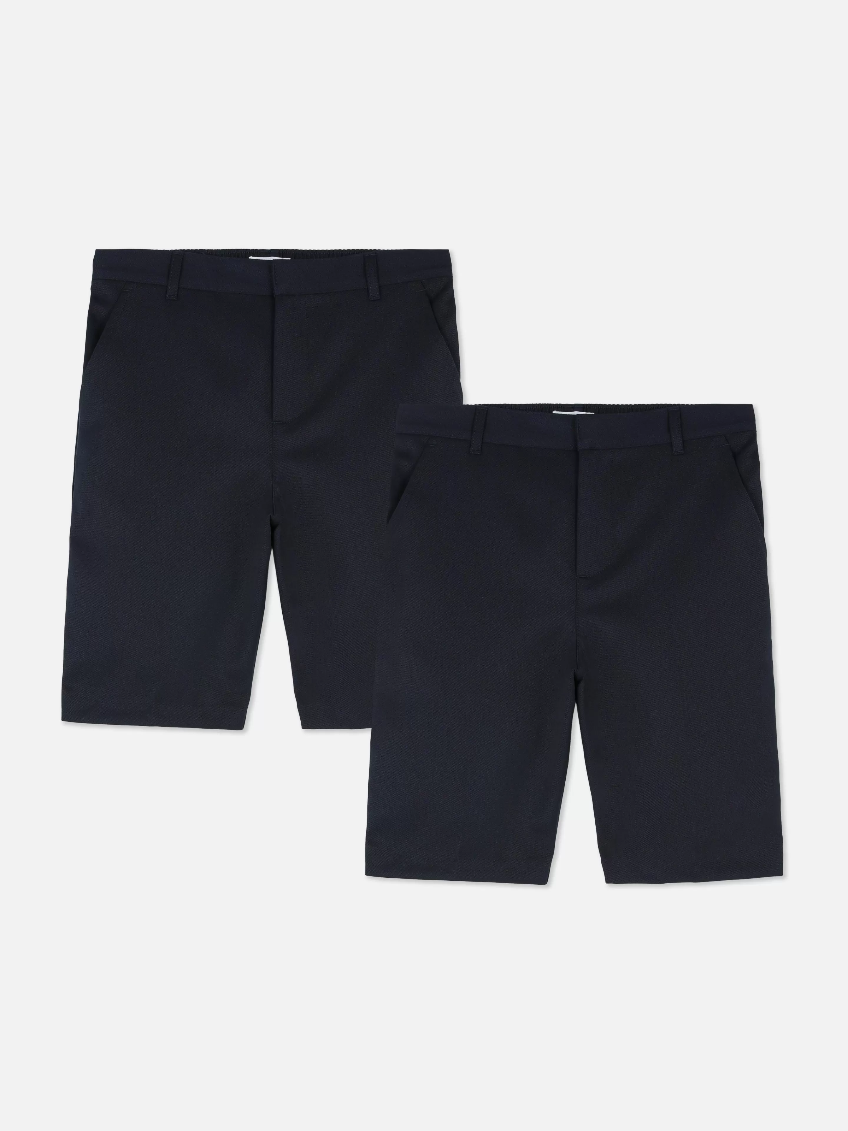 Niños Primark Pantalones Cortos | Pack De 2 Pantalones Escolares Para Niño Mayor