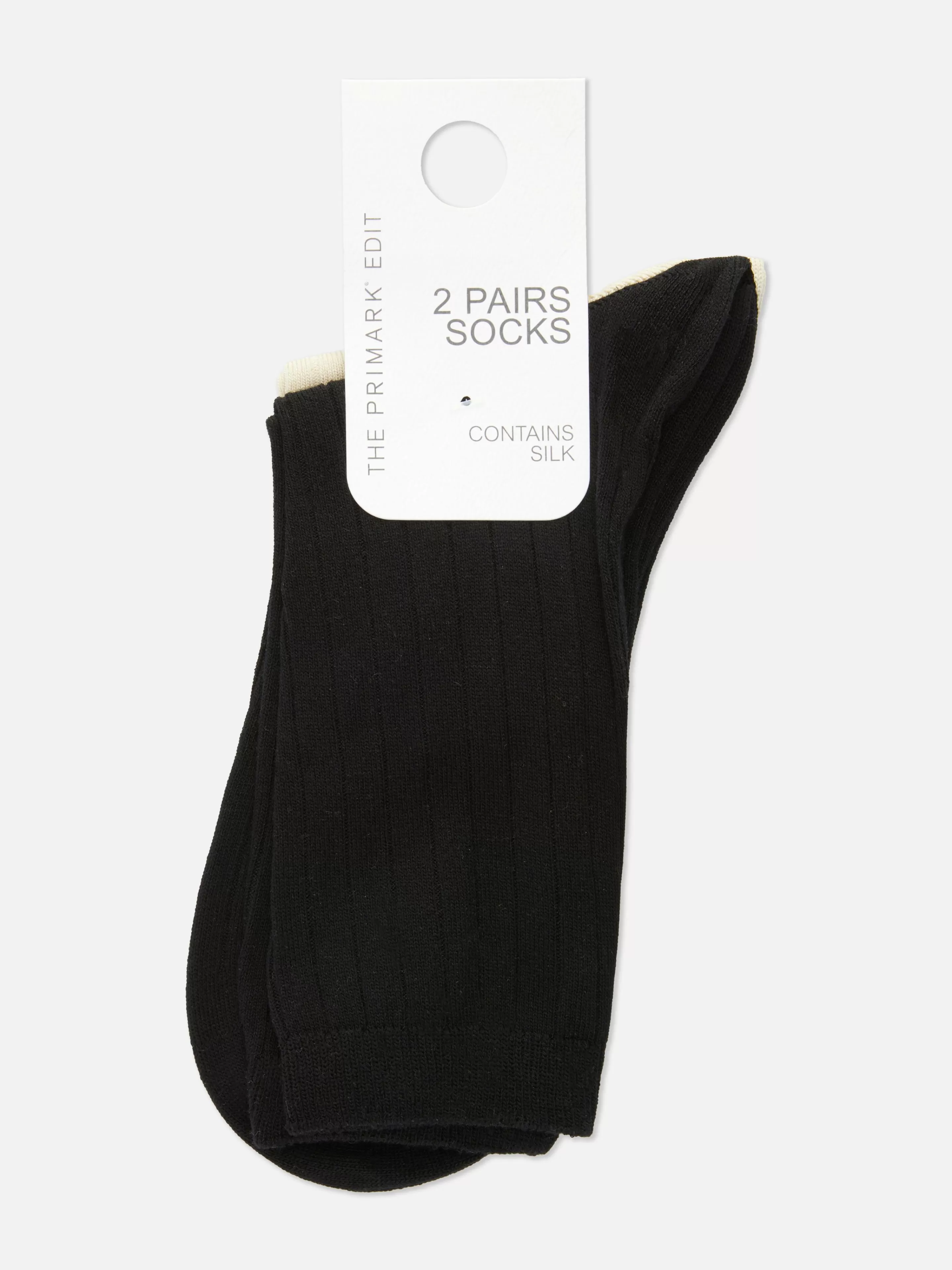 Mujer Primark Calcetines | Pack De 2 Pares De Calcetines Acanalados De The Edit