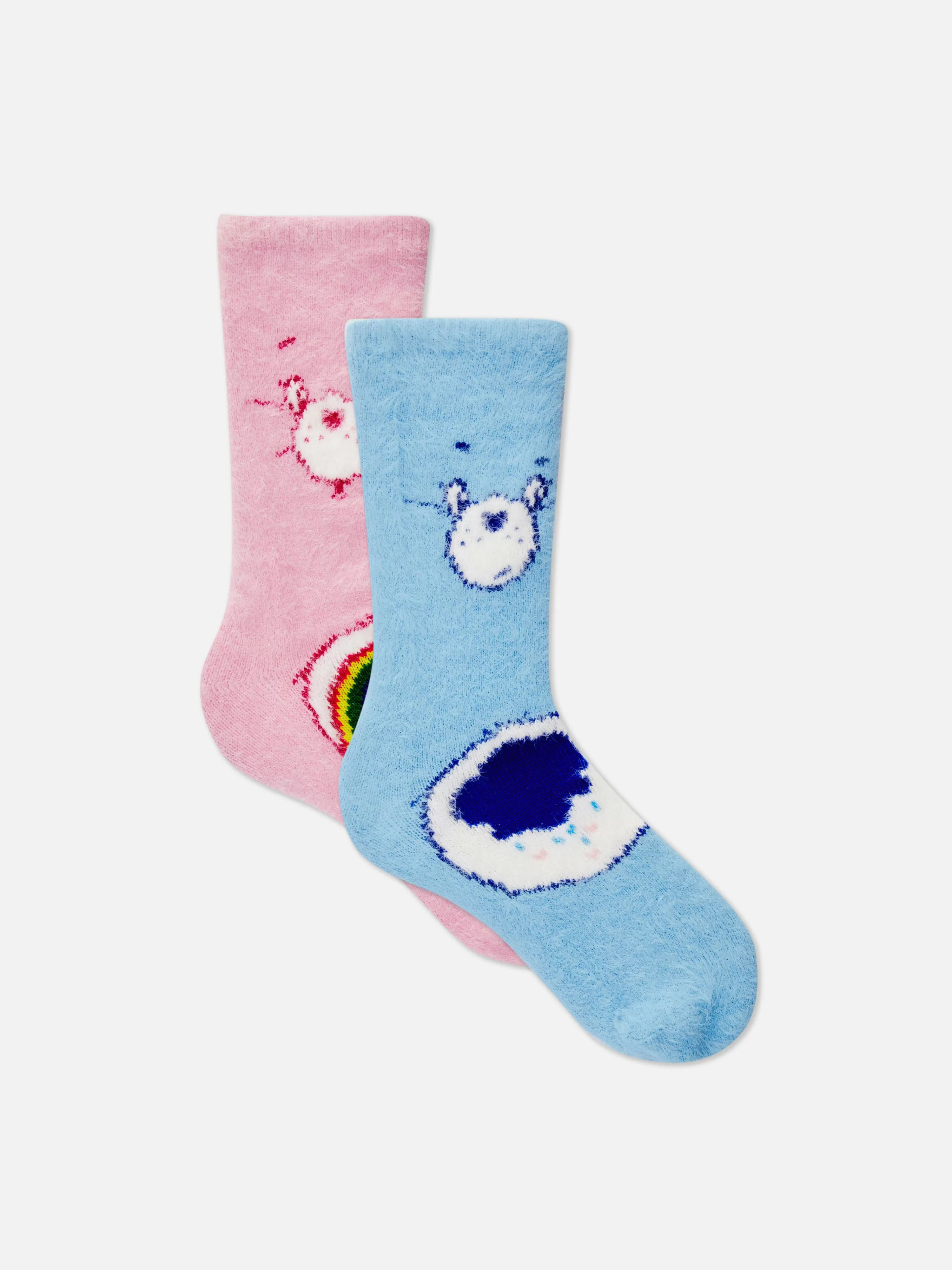 Mujer Primark Calcetines | Pack De 2 Pares De Calcetines De Los Osos Amorosos