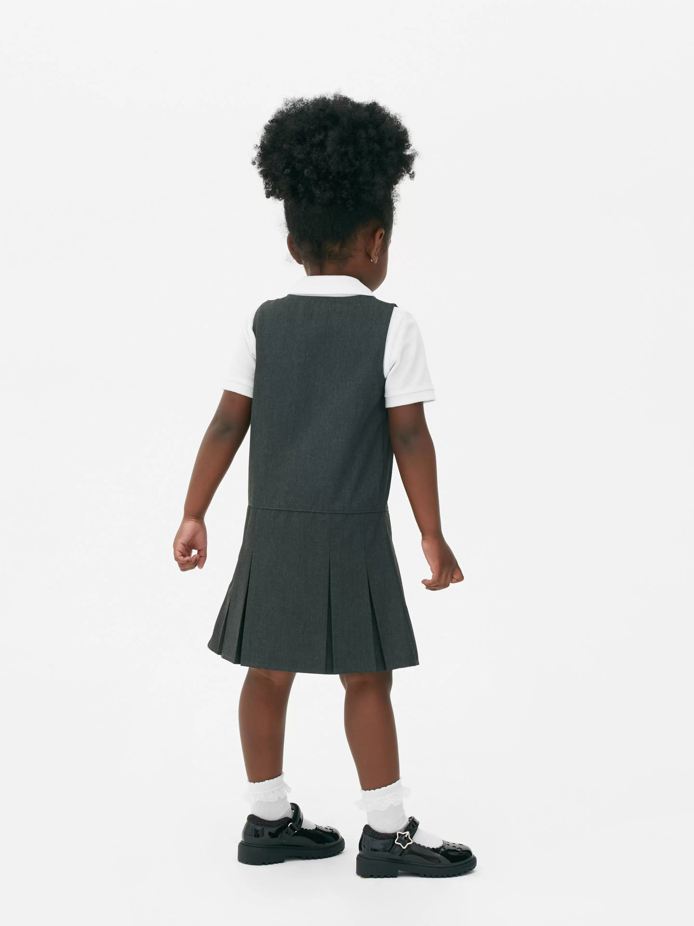 Niños Primark Vestidos | Pack De 2 Pichis Escolares De Niña Pequeña