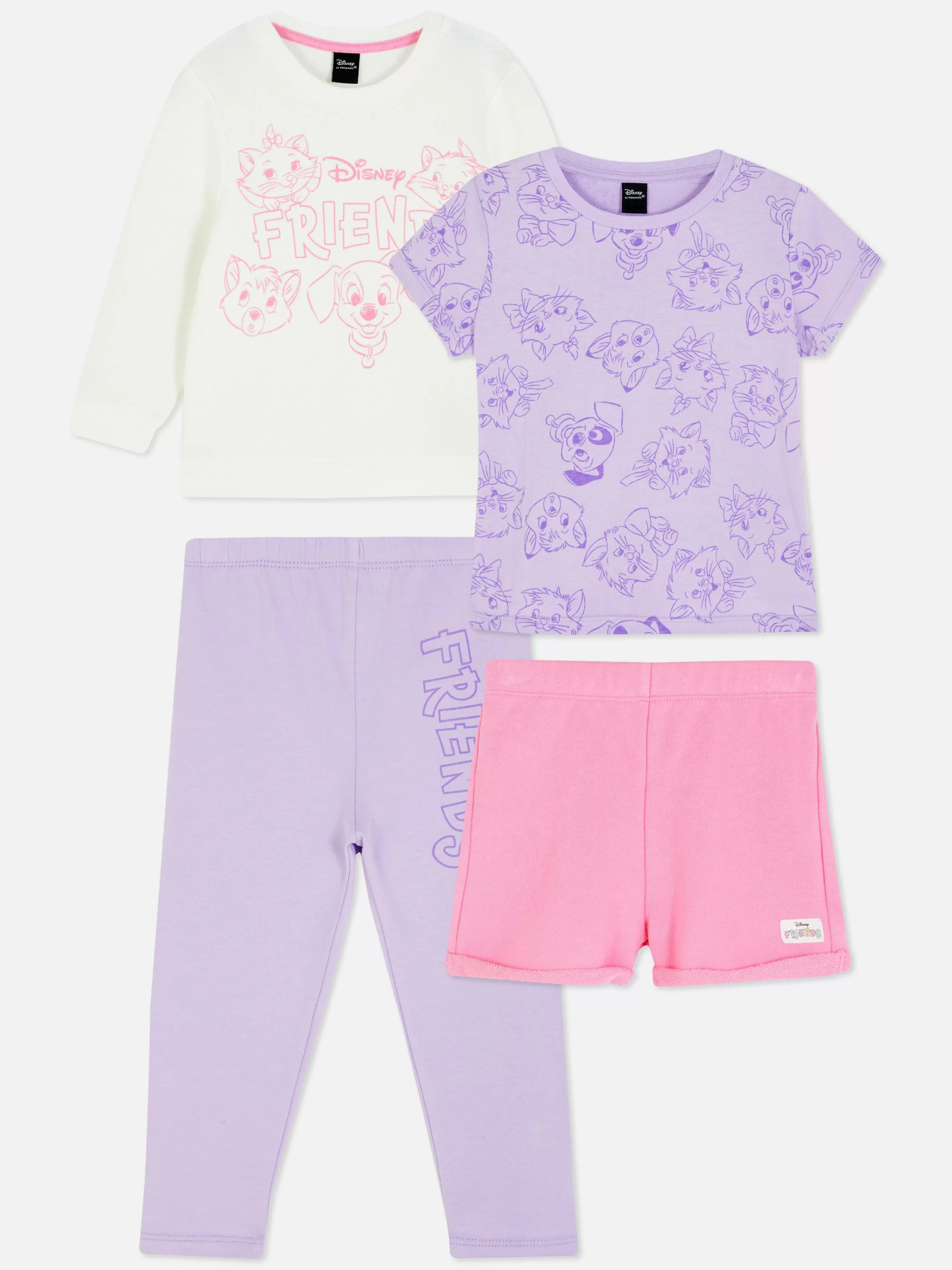 Primark Pijamas Y Ropa Para Dormir | Pack De 2 Pijamas Con Personajes De Disney