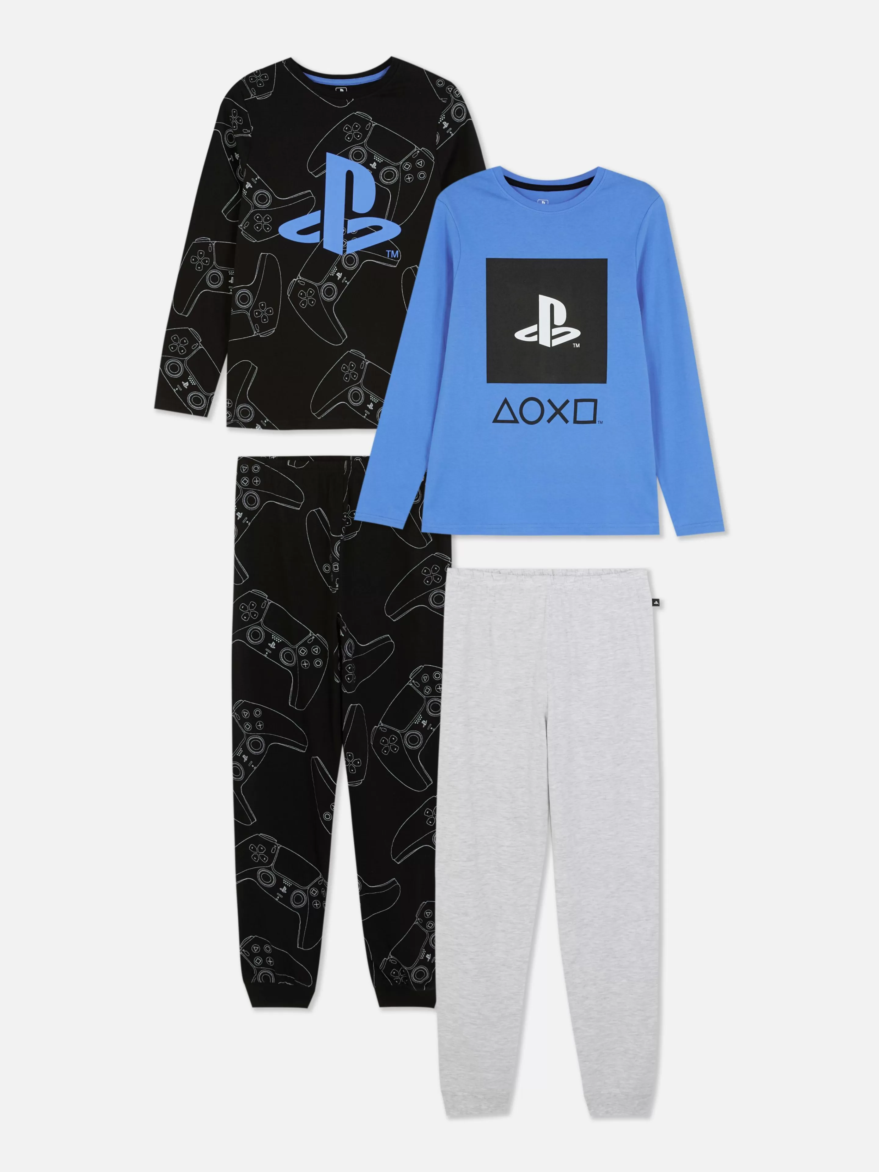 Niños Primark Pijamas Y Ropa Para Dormir | Pack De 2 Pijamas De Manga Larga De PlayStation