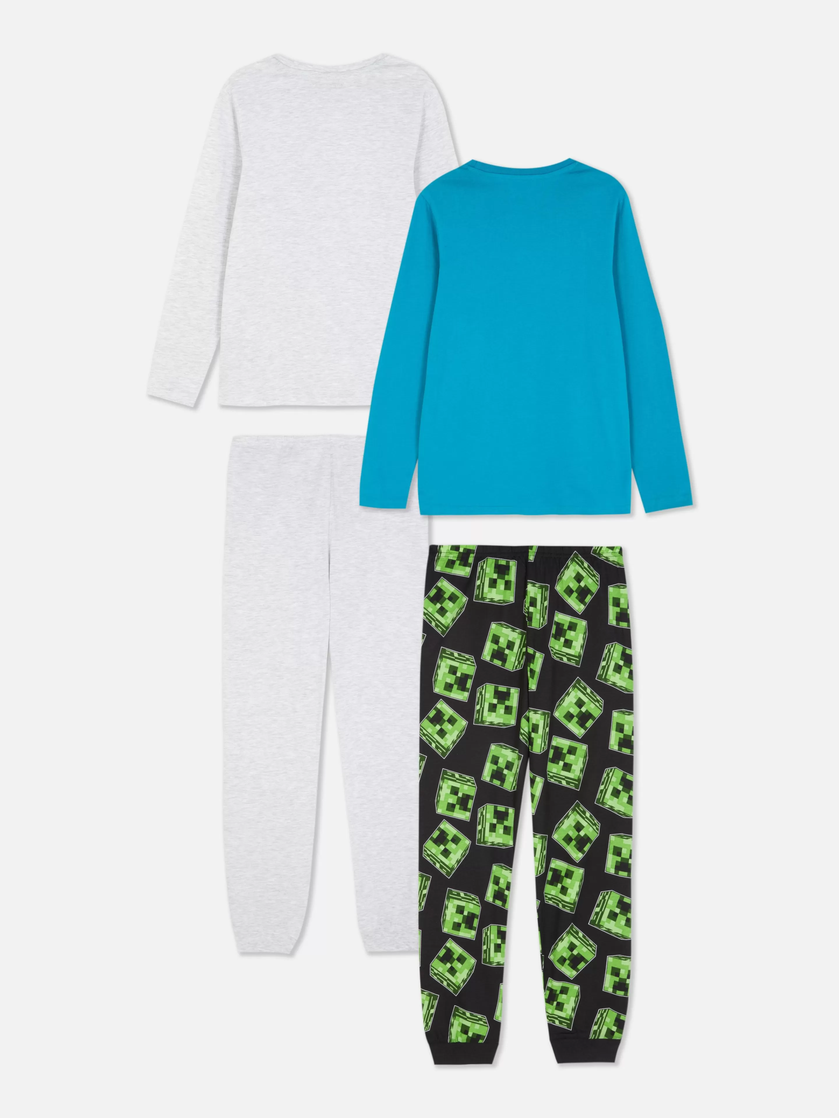 Niños Primark Pijamas Y Ropa Para Dormir | Pack De 2 Pijamas De Minecraft