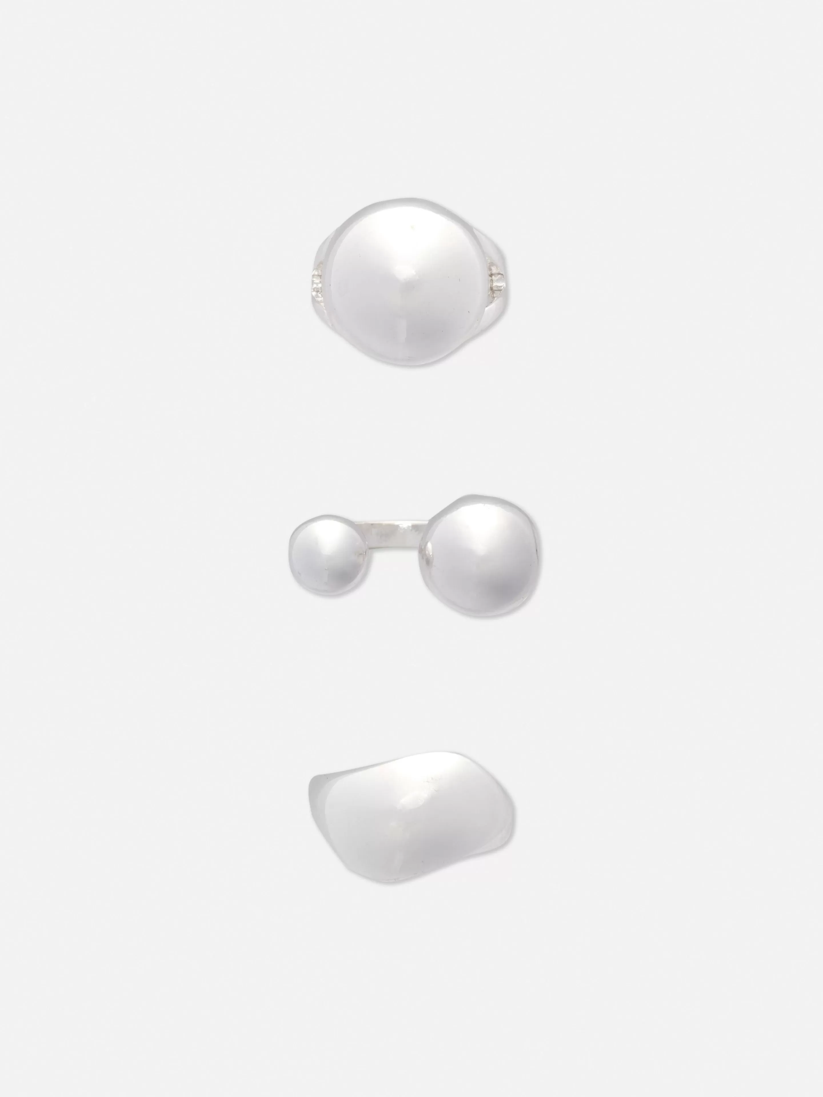 Mujer Primark Bisutería | Pack De 3 Anillos Orbe