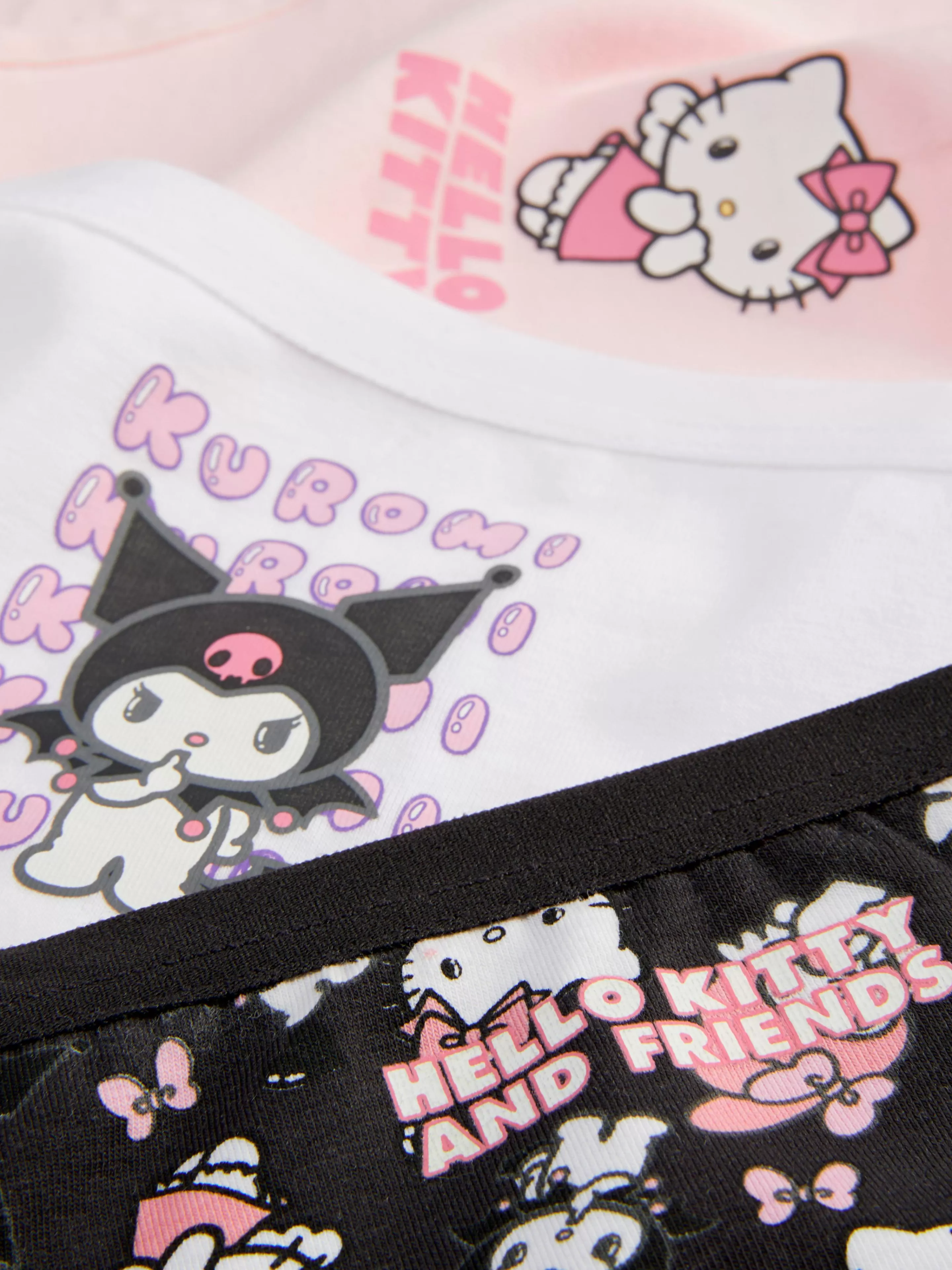 Mujer Primark Bragas | Pack De 3 Braguitas Altas De Hello Kitty