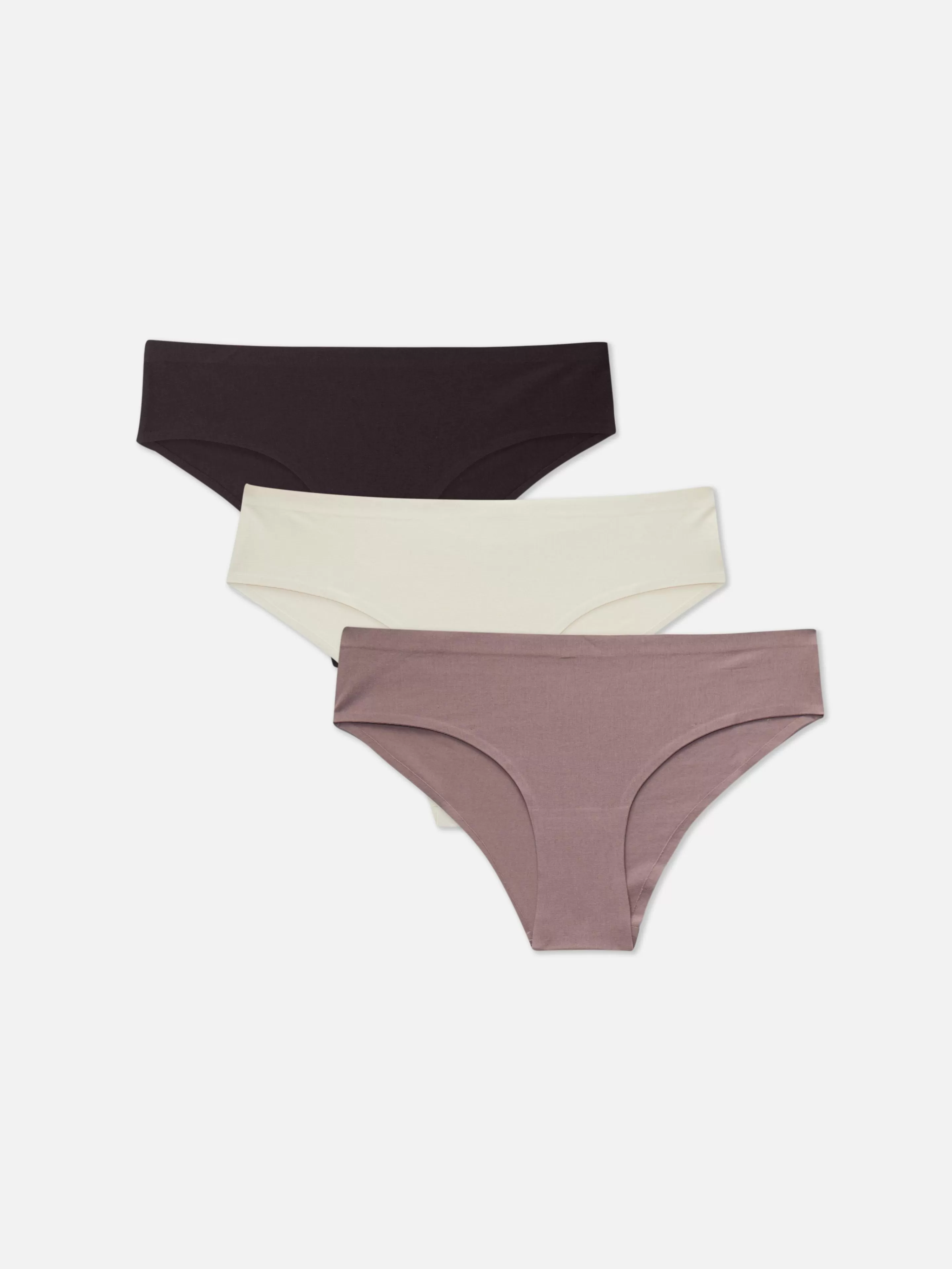 Mujer Primark Bragas | Pack De 3 Braguitas Brasileñas Invisibles