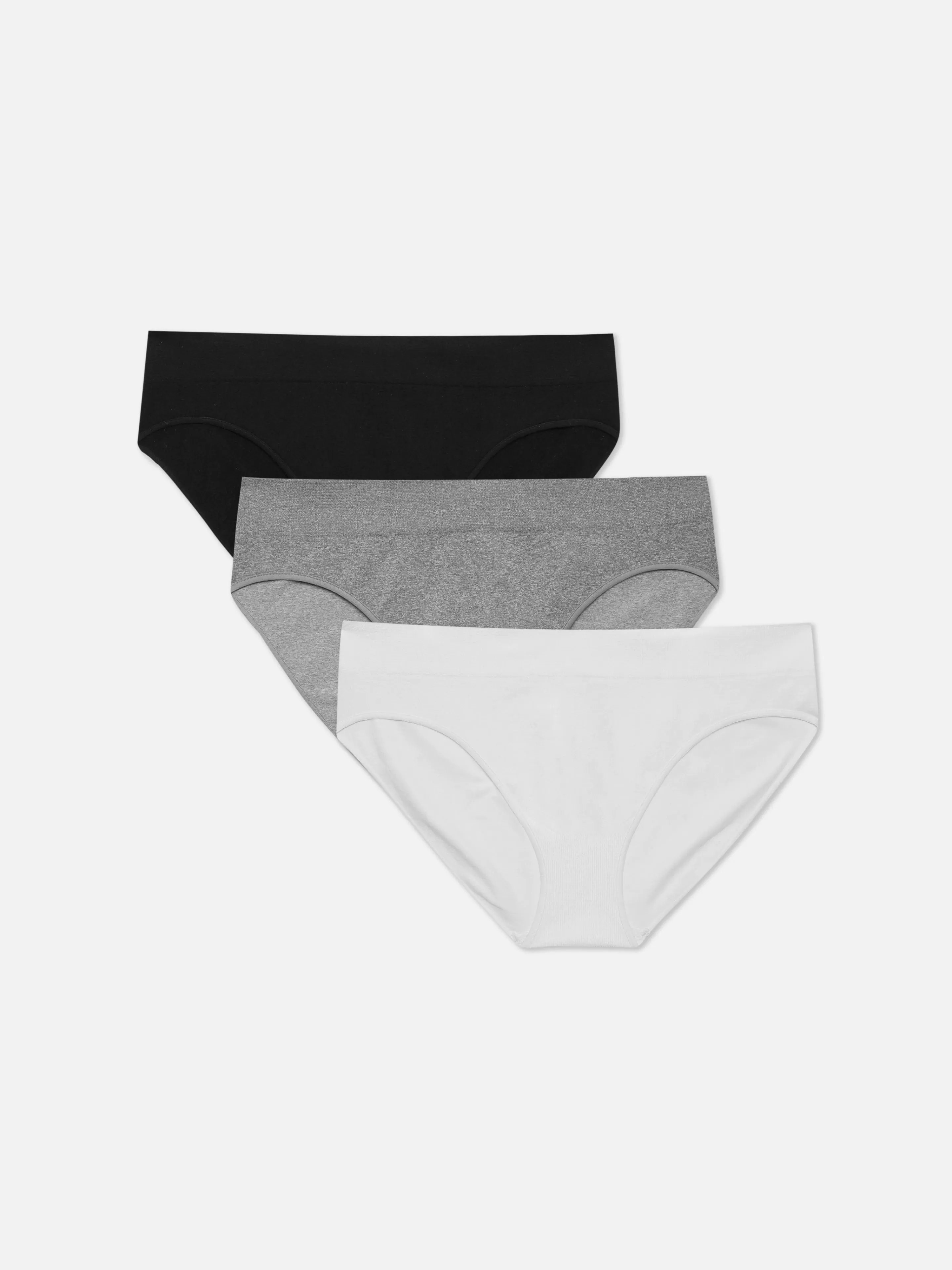 Mujer Primark Bragas | Pack De 3 Braguitas Básicas Sin Costuras