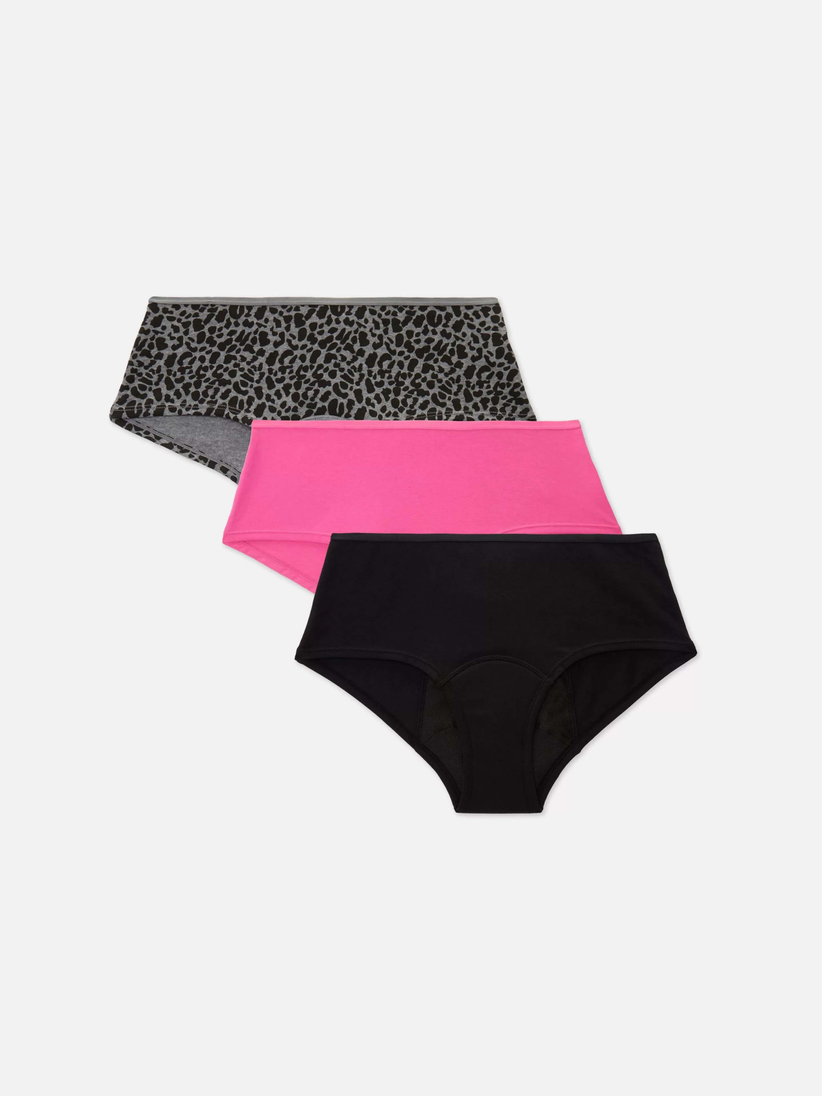 Mujer Primark Bragas | Pack De 3 Braguitas Menstruales De Talle Bajo