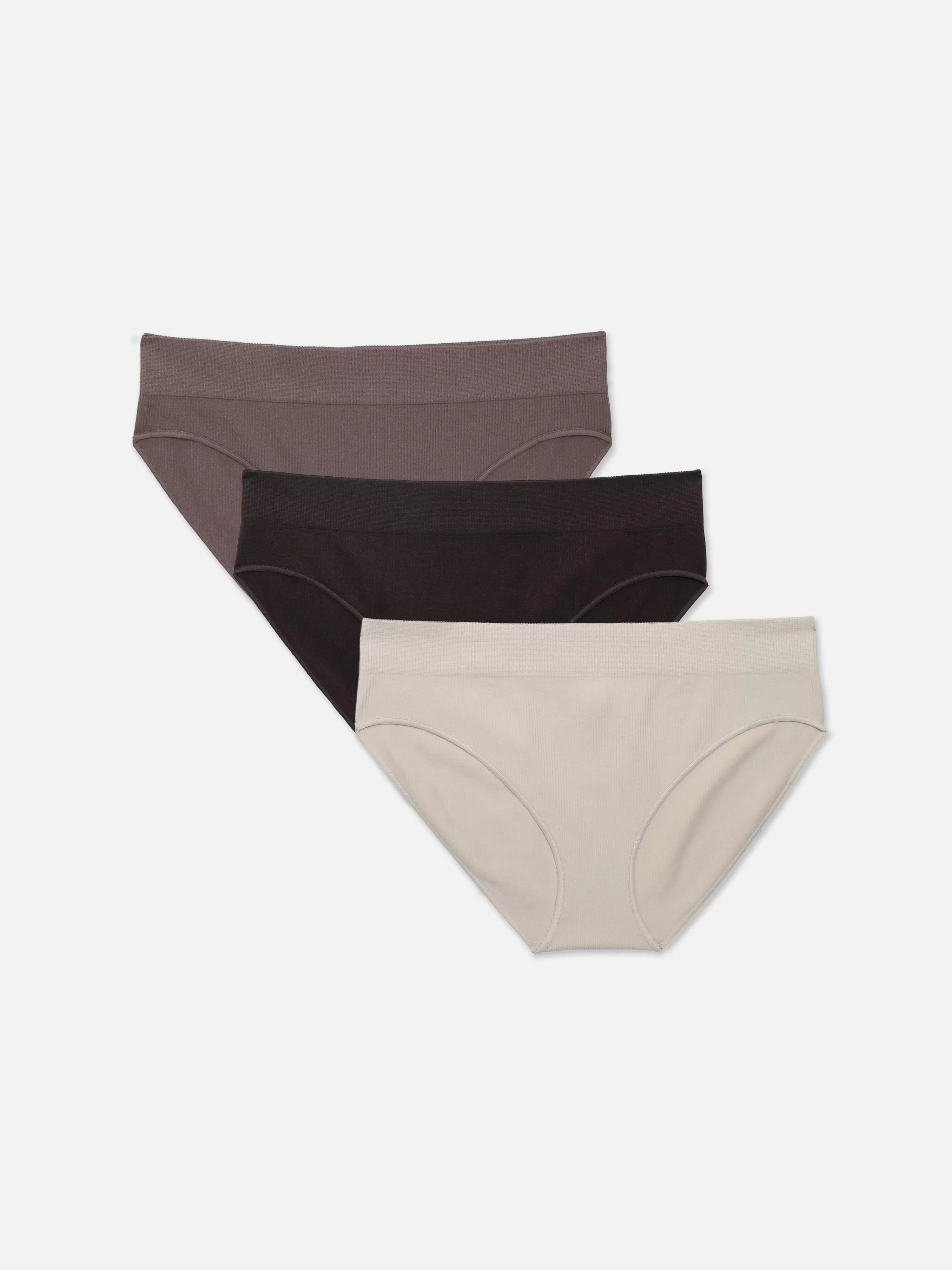 Mujer Primark Bragas | Pack De 3 Braguitas Mini Sin Costuras