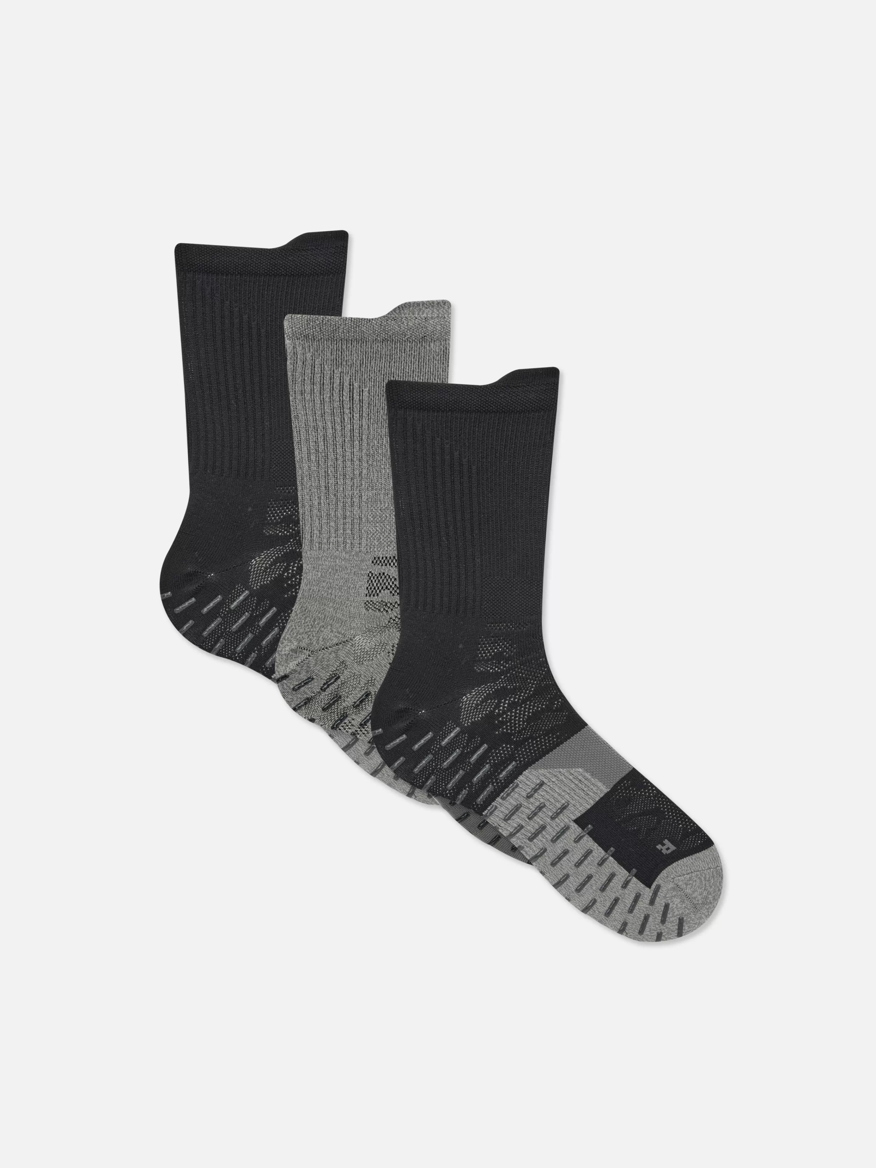 Hombre Primark Calcetines | Ropa Deportiva | Pack De 3 Calcetines Antideslizantes Surtidos