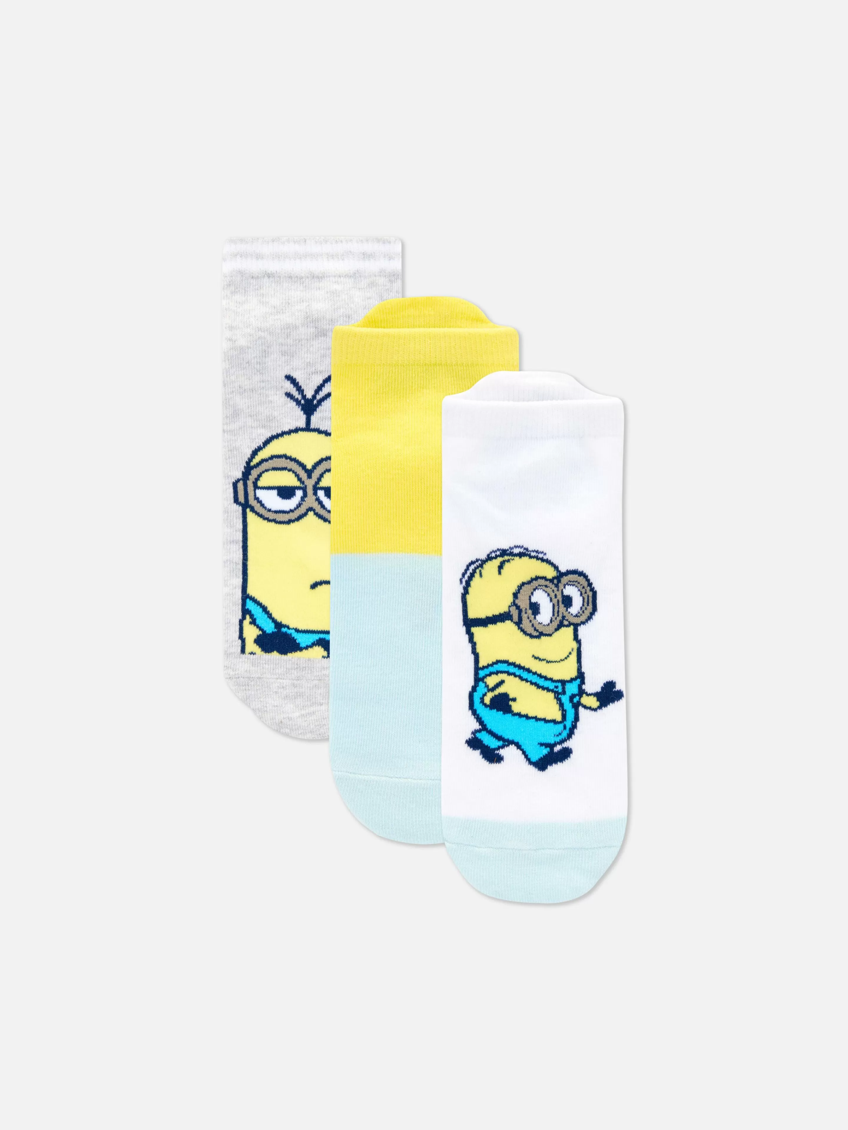 Mujer Primark Calcetines | Pack De 3 Calcetines Deportivos De Los Minions