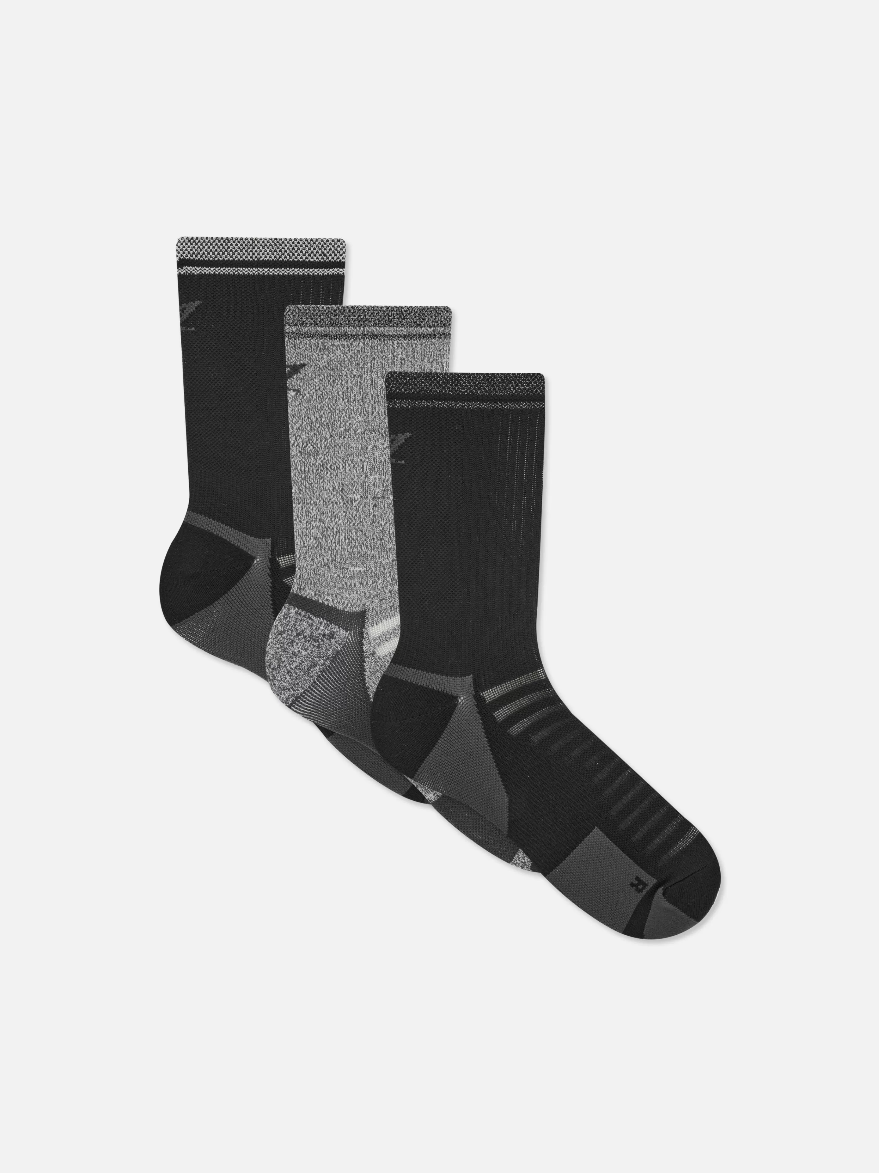 Hombre Primark Calcetines | Ropa Deportiva | Pack De 3 Calcetines Deportivos Reflectantes