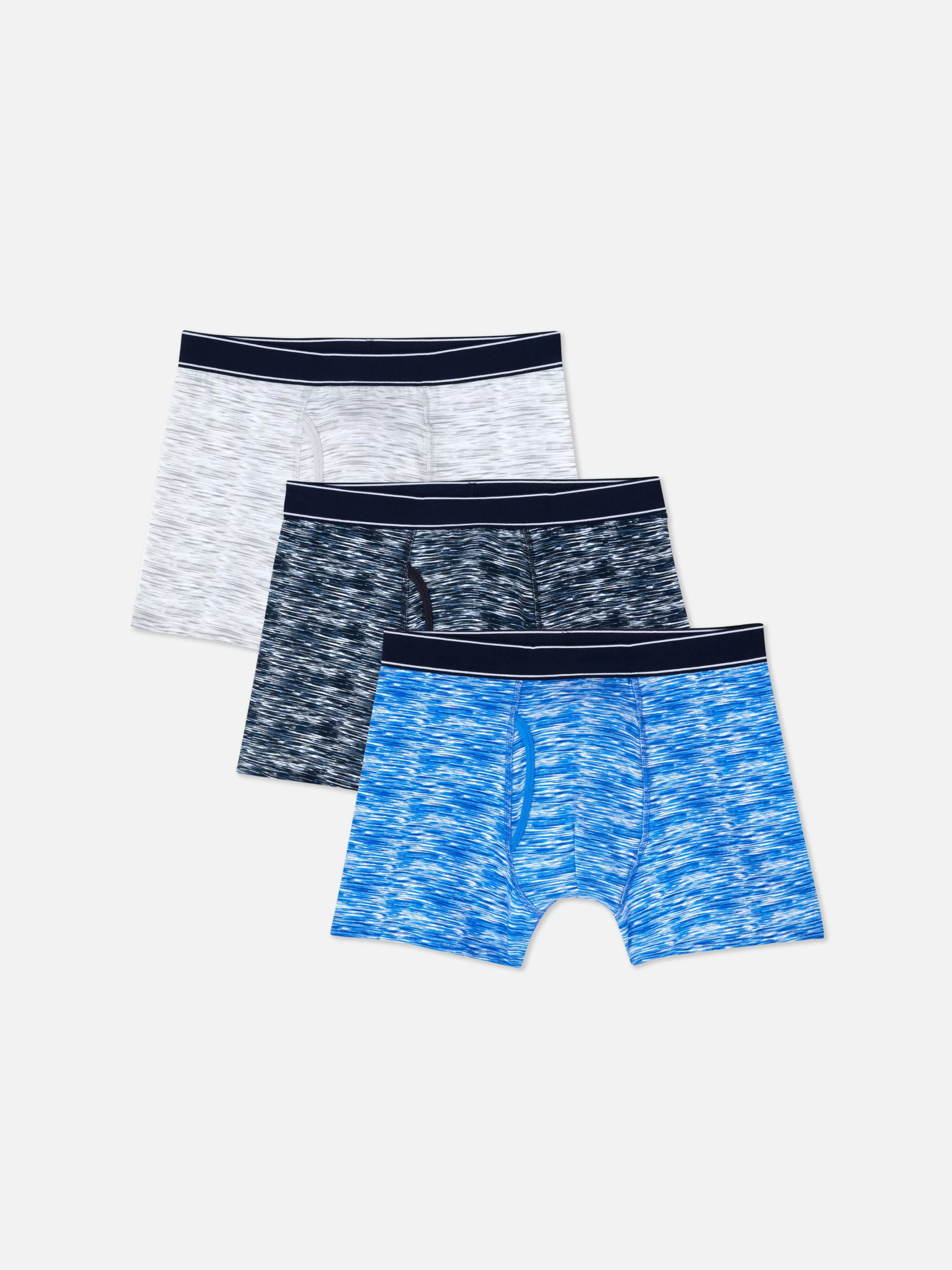 Hombre Primark Ropa Interior | Pack De 3 Calzoncillos Bóxer Con Estampado Space Dye