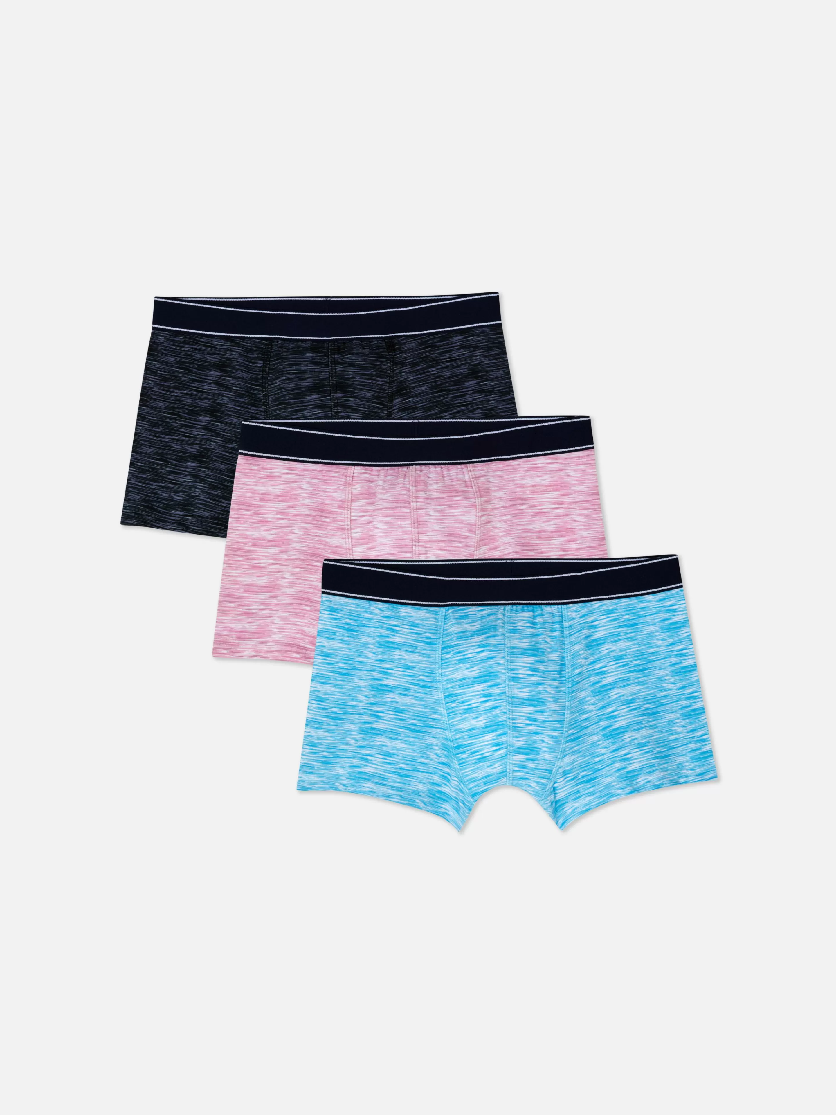 Hombre Primark Ropa Interior | Pack De 3 Calzoncillos Bóxer Con Estampado Space Dye